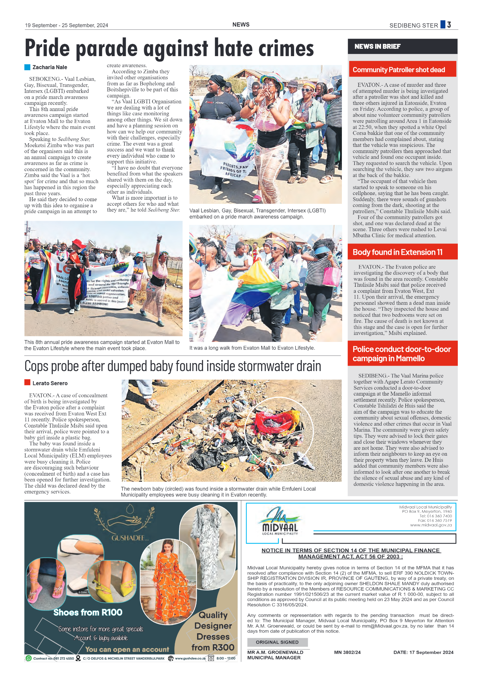 Sedibeng Ster 19 September – 25 September, 2024 page 3