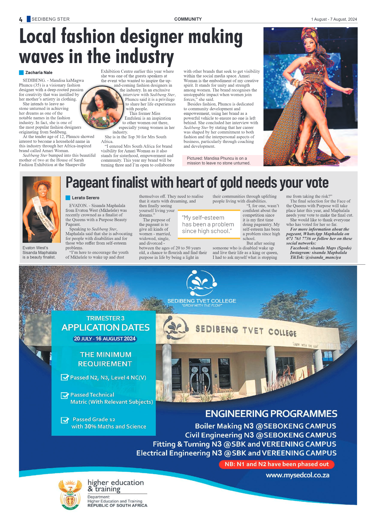 Sedibeng Ster 1 August – 7 August, 2024 page 5