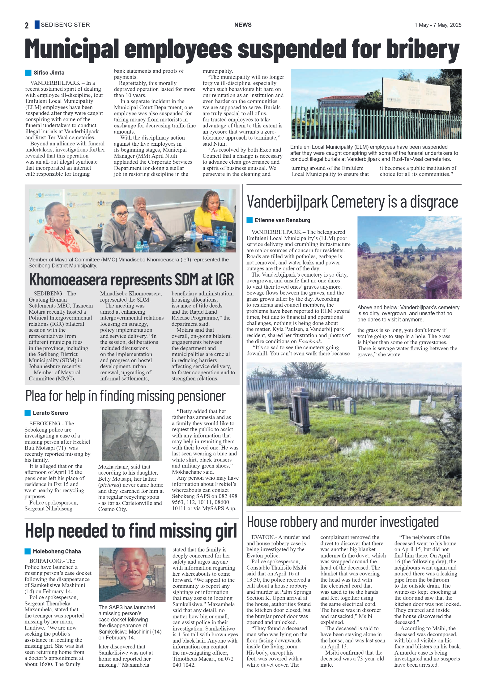Sedibeng Ster 1 May – 7 May, 2025 page 2