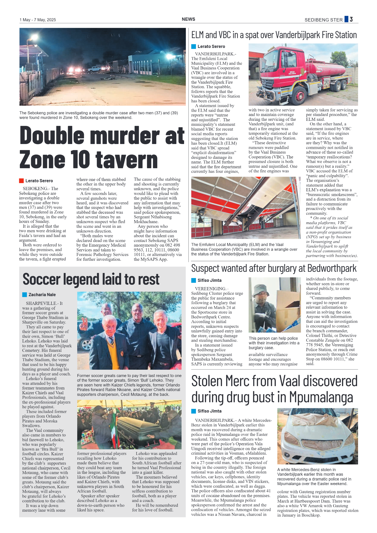 Sedibeng Ster 1 May – 7 May, 2025 page 3
