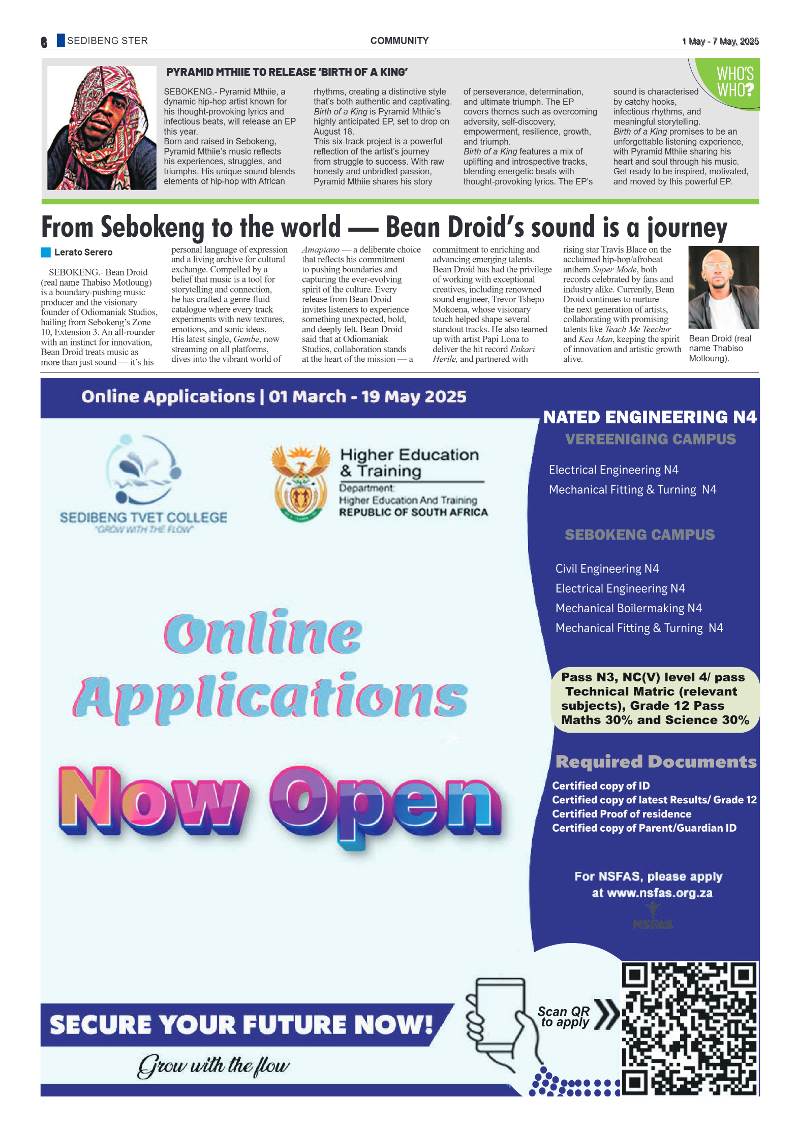 Sedibeng Ster 1 May – 7 May, 2025 page 6