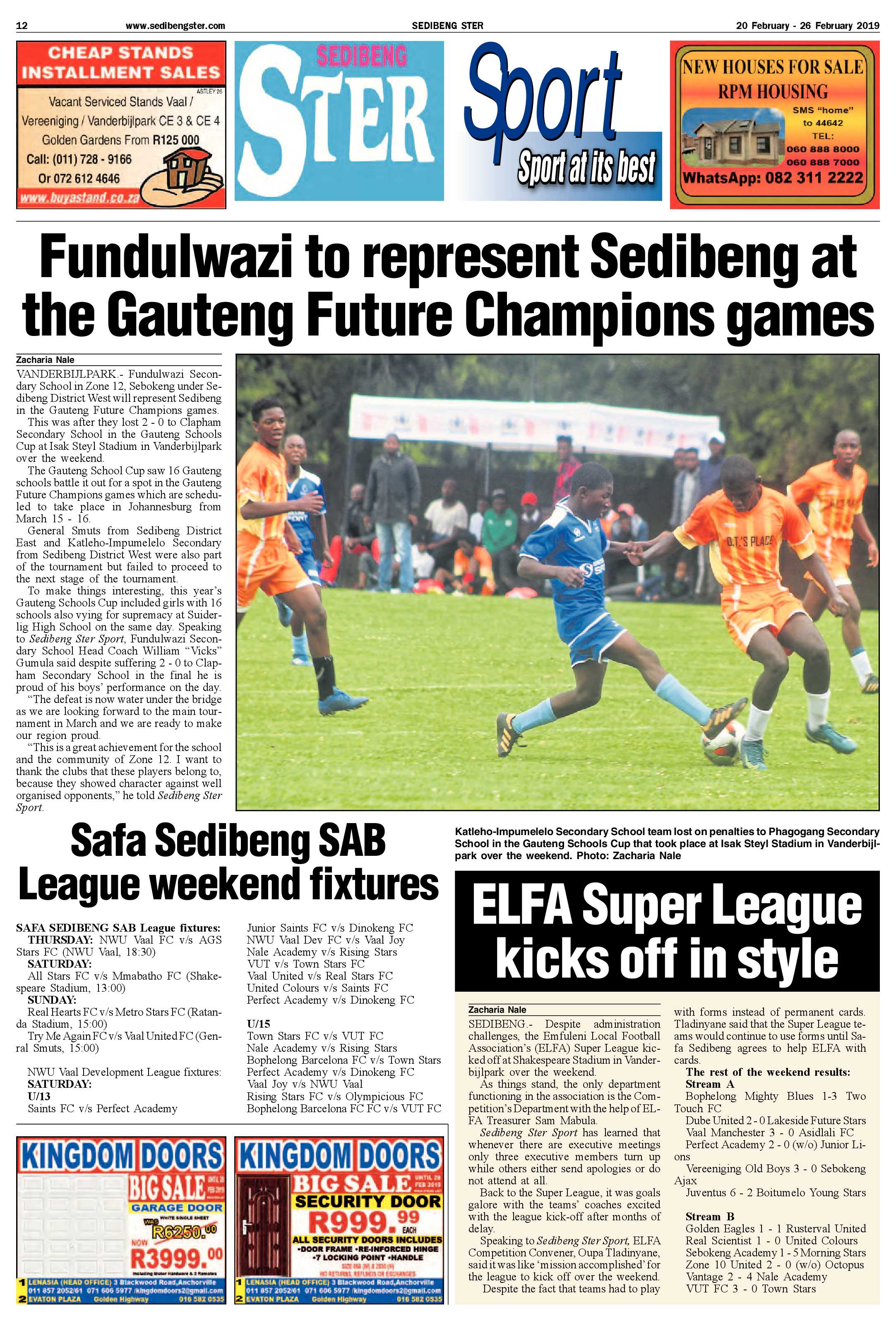 Sedibeng Ster 20 – 26 February 2019 page 12
