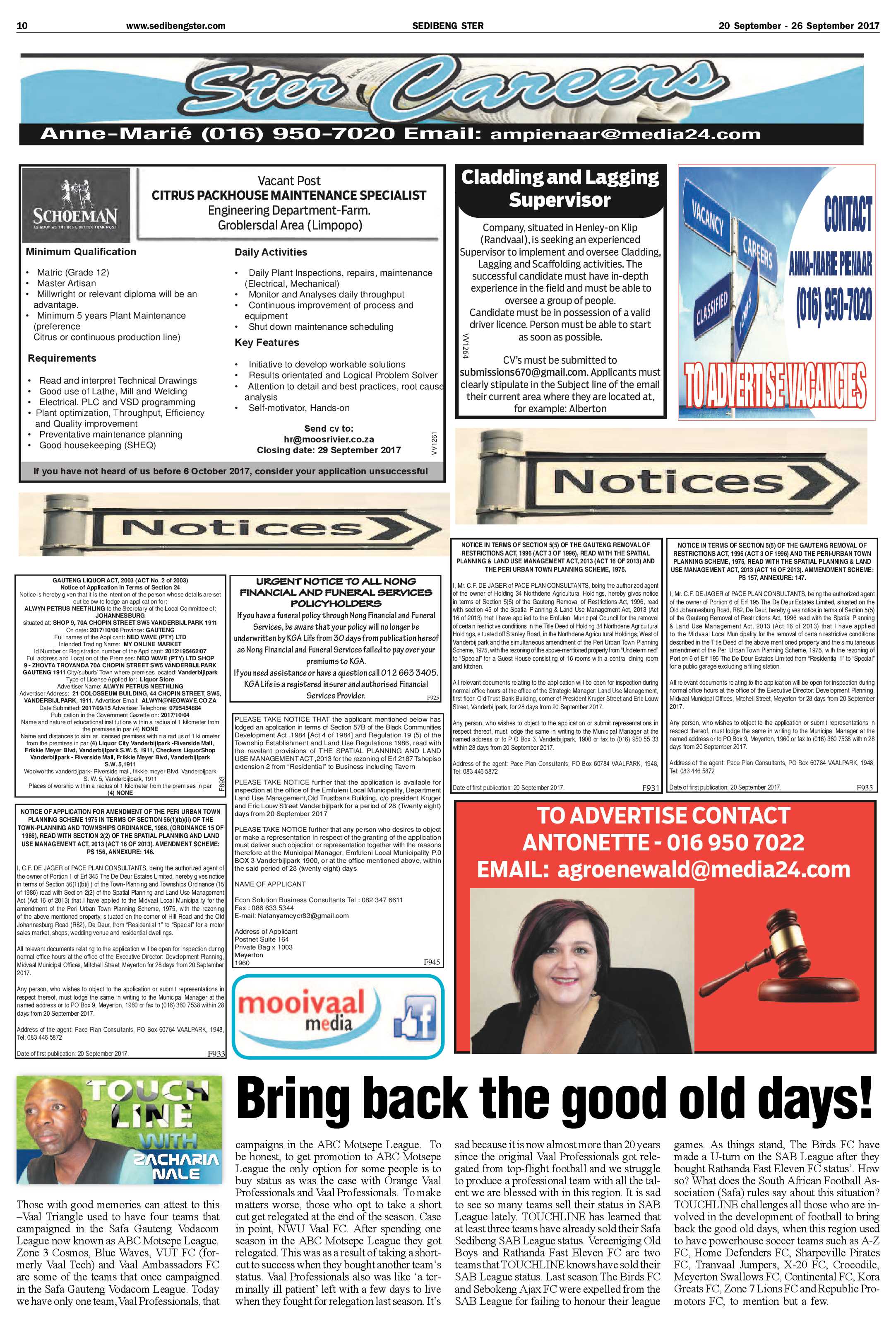 Sedibeng Ster 20 – 26 September 2017 page 10