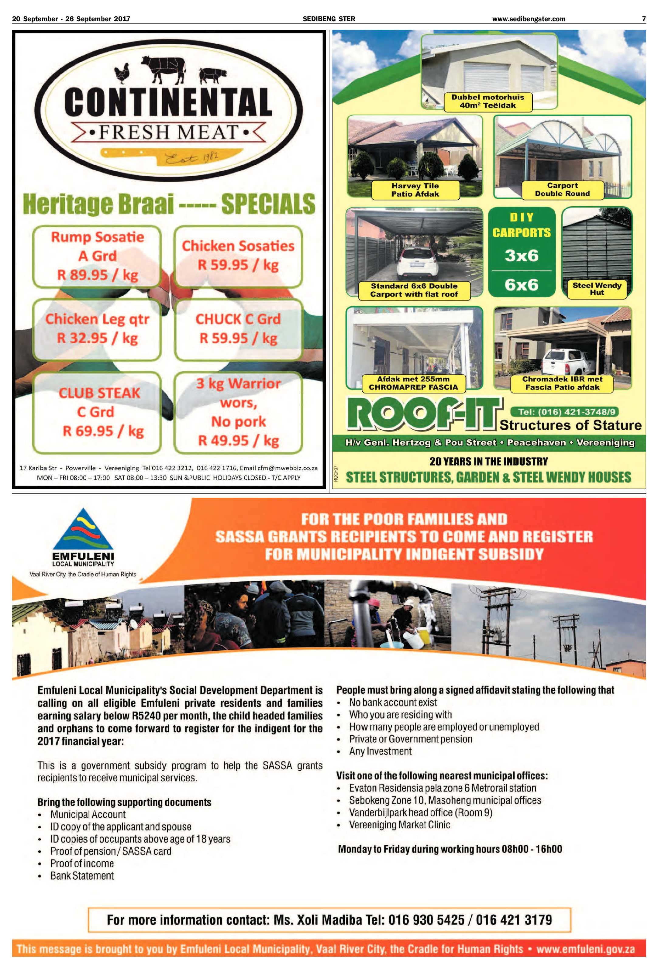 Sedibeng Ster 20 – 26 September 2017 page 7