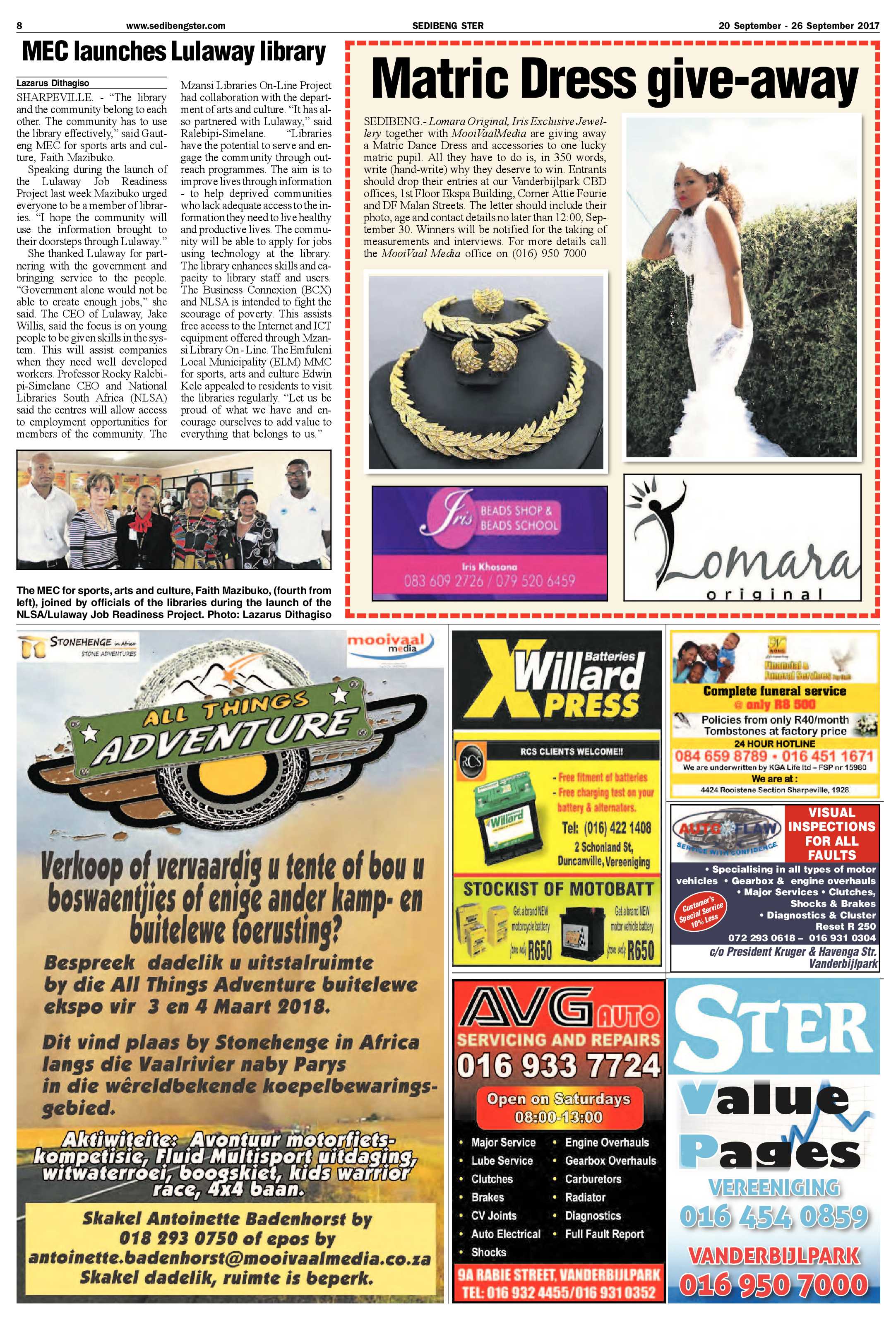 Sedibeng Ster 20 – 26 September 2017 page 8