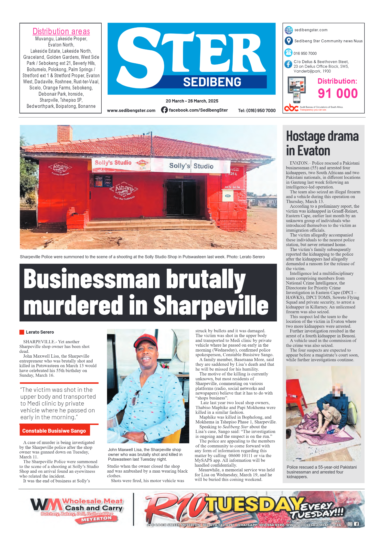 Sedibeng Ster 20 March – 26 March, 2025 page 1