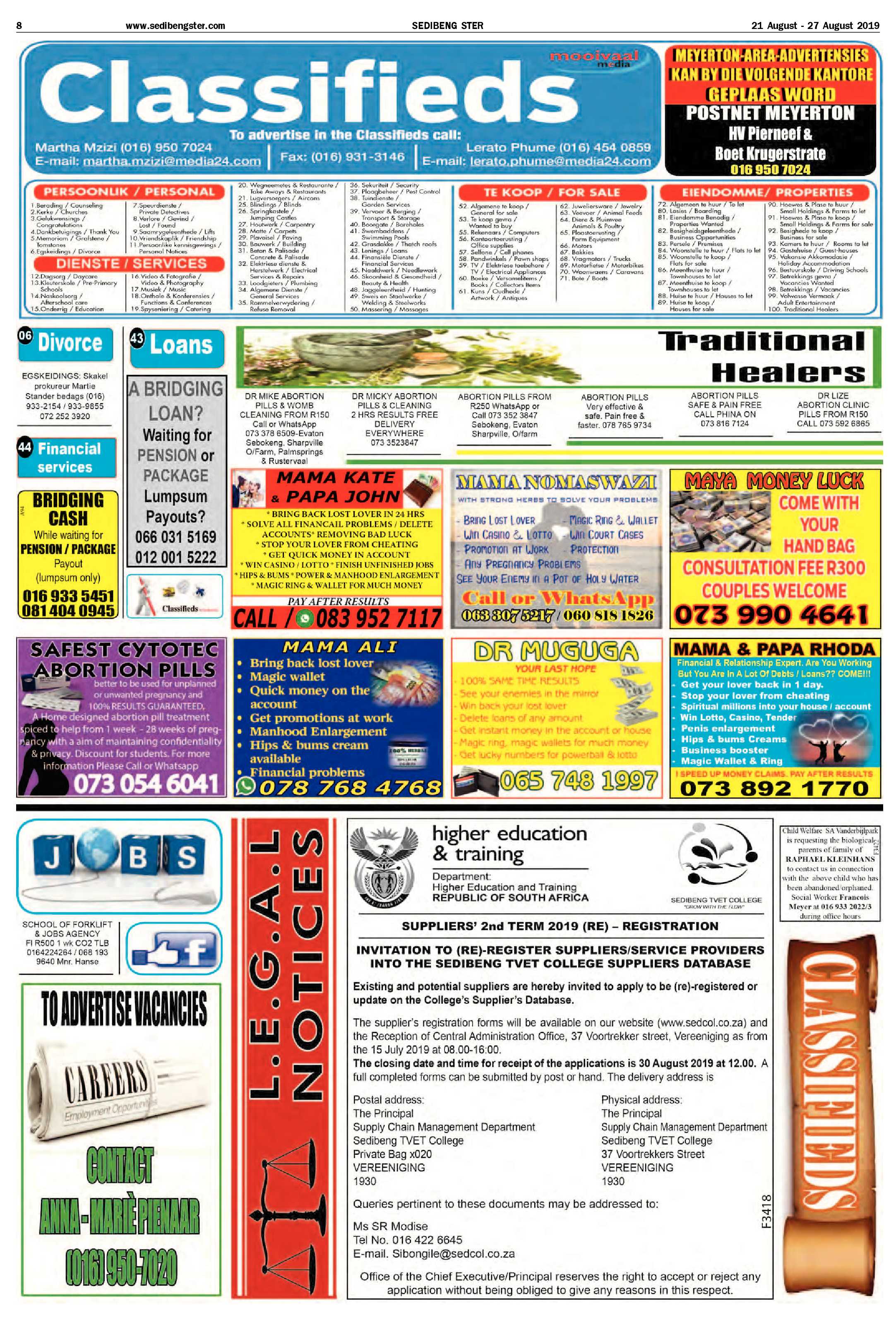 Sedibeng Ster 21 – 27 August 2019 page 8