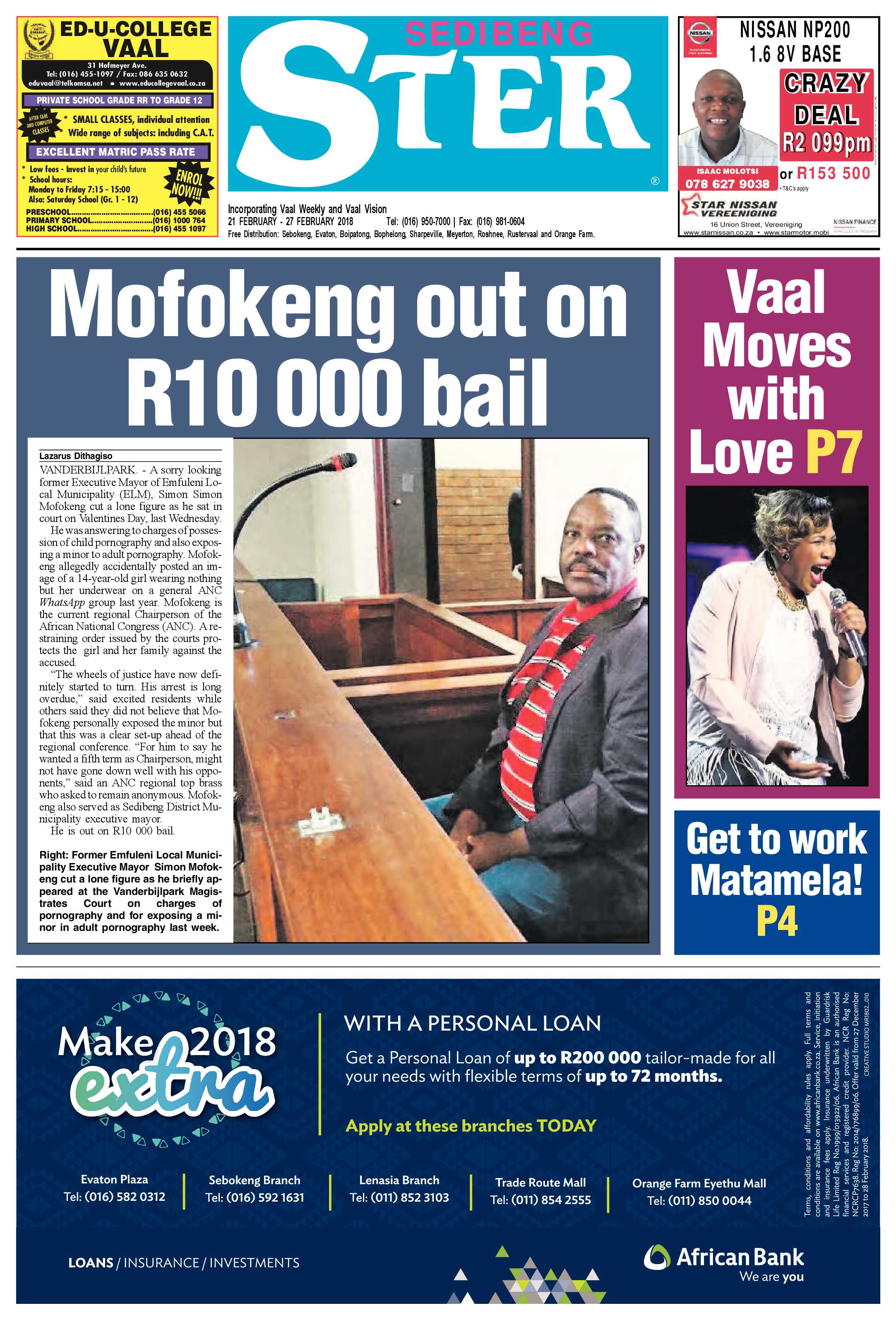 Sedibeng Ster 21 – 27 February 2018 page 1