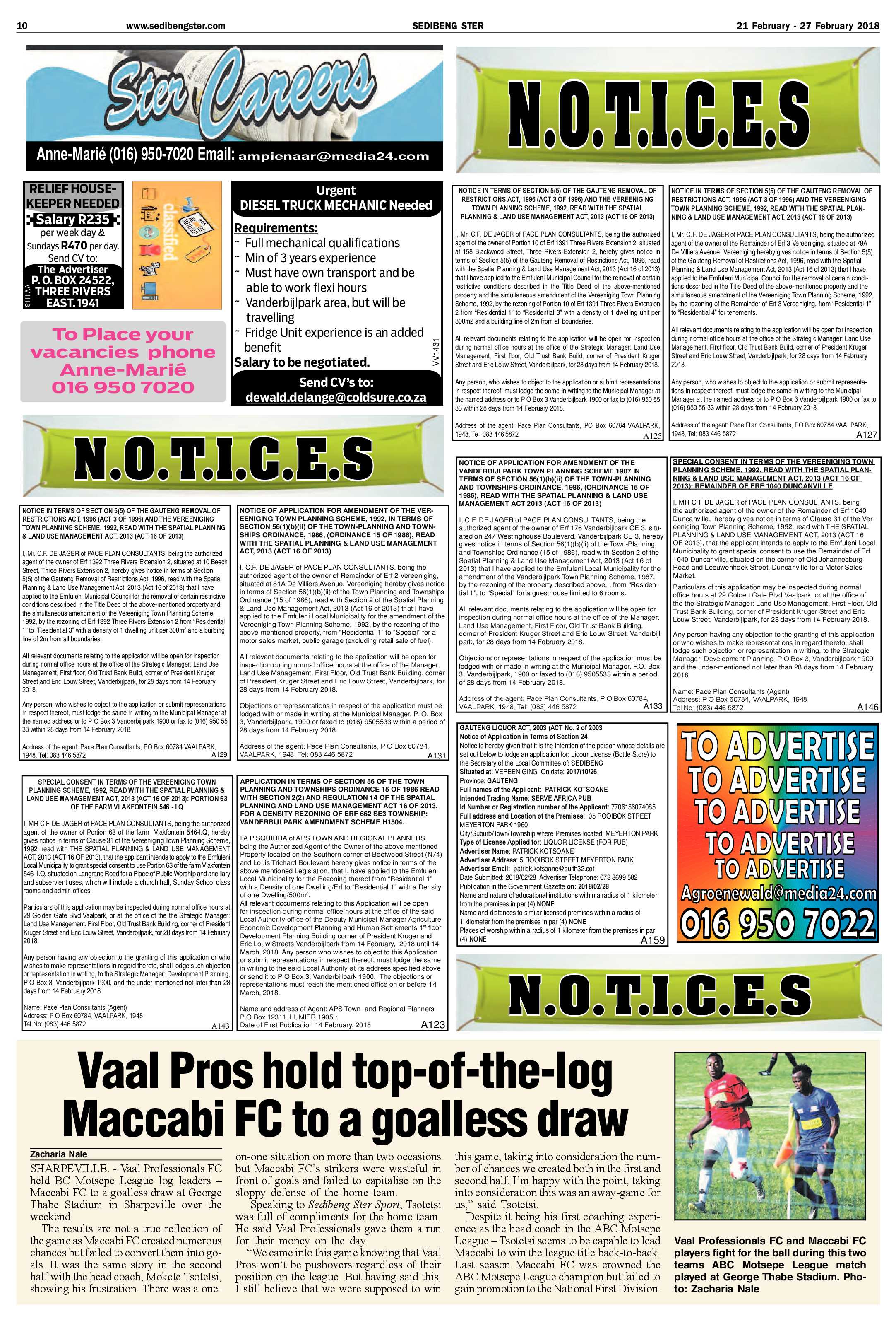 Sedibeng Ster 21 – 27 February 2018 page 10