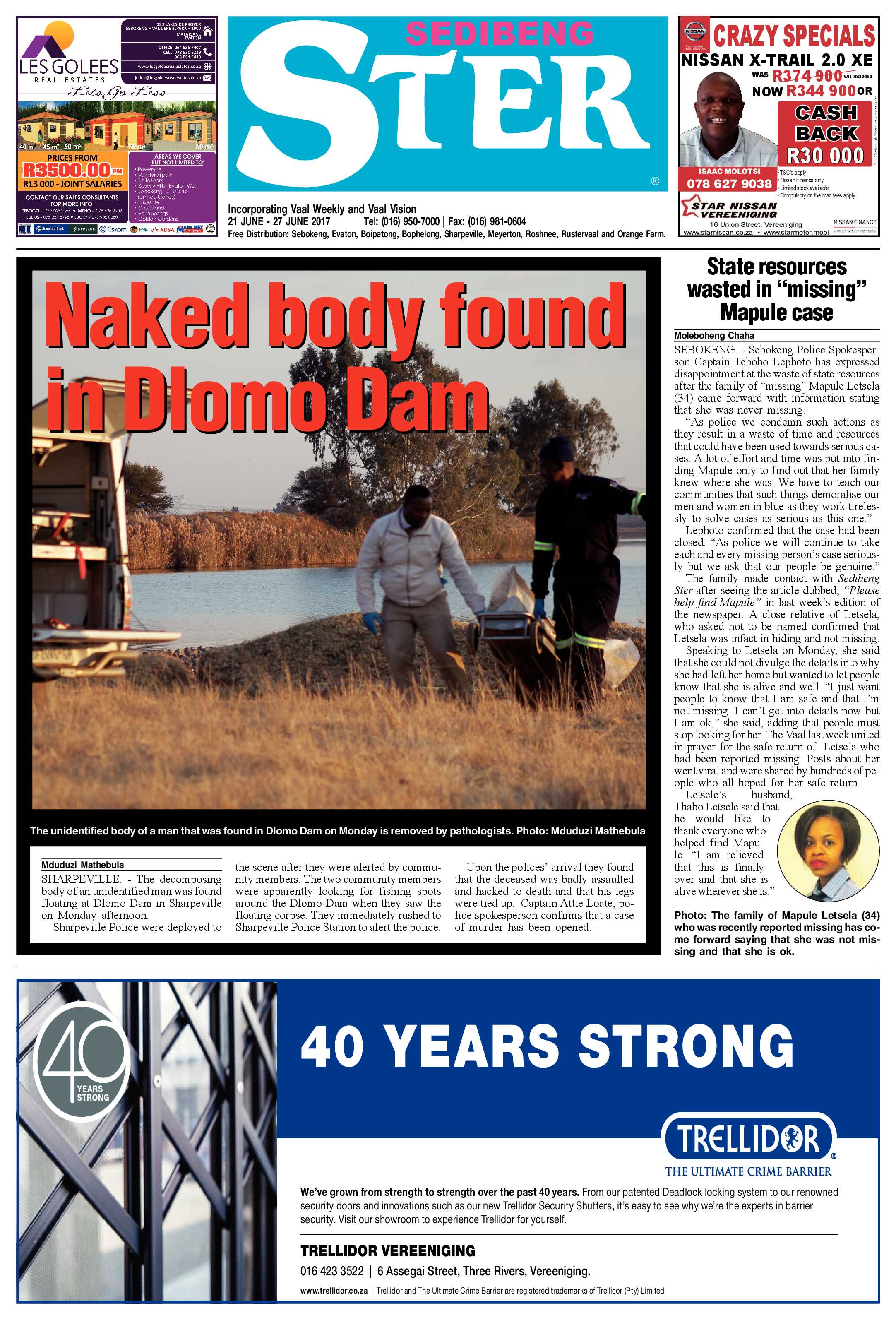 Sedibeng Ster 21 – 27 June 2017 page 1