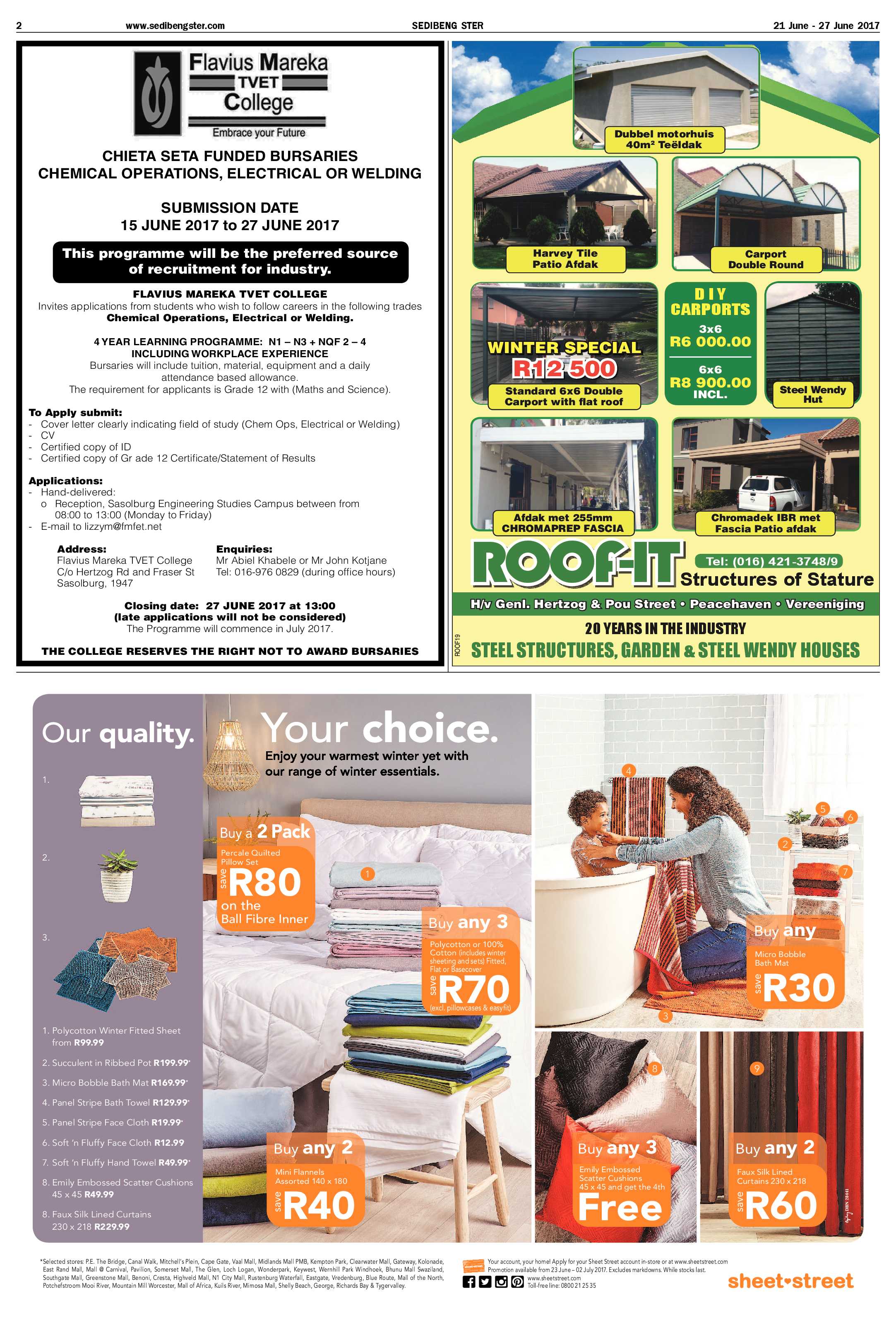 Sedibeng Ster 21 – 27 June 2017 page 2