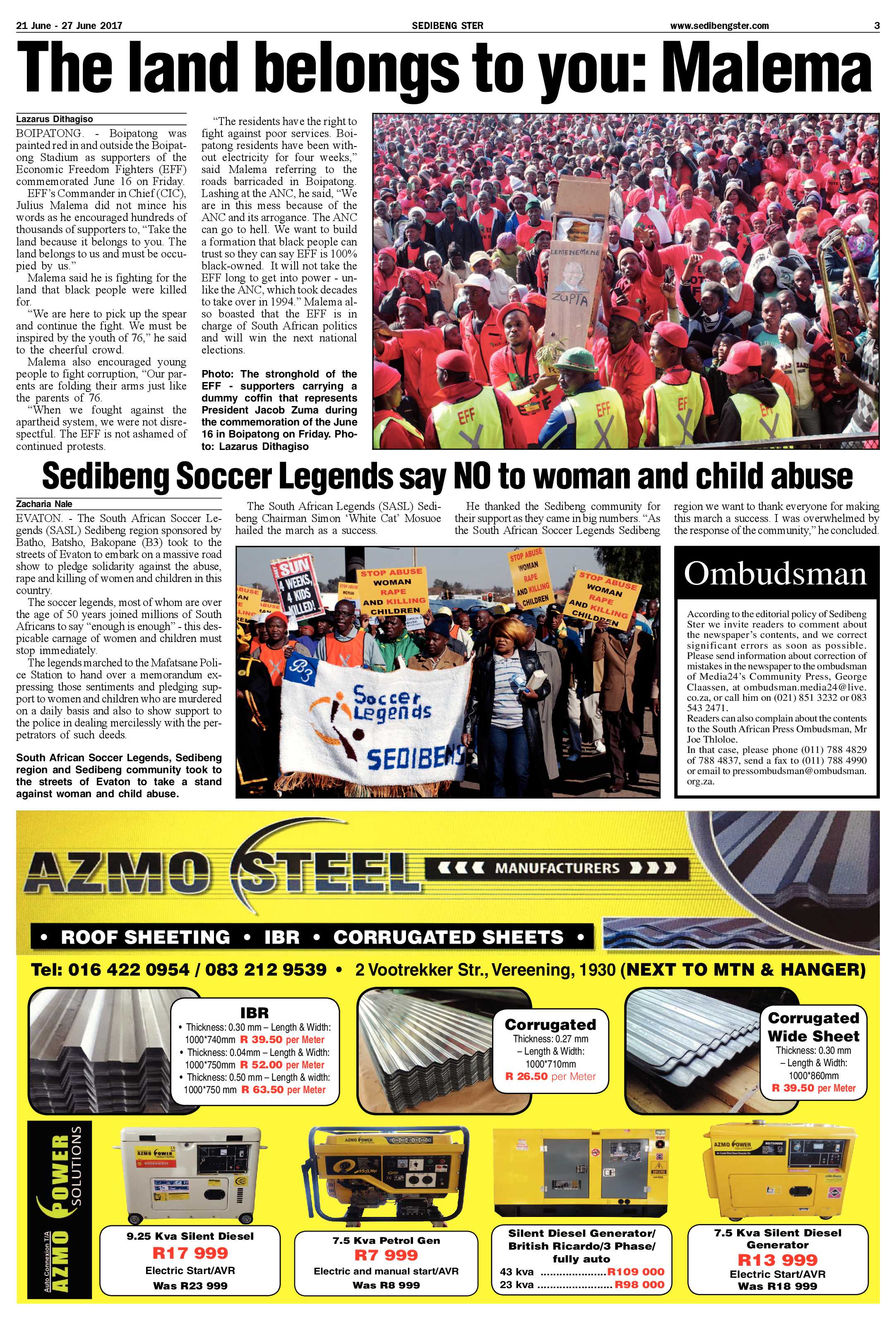 Sedibeng Ster 21 – 27 June 2017 page 3