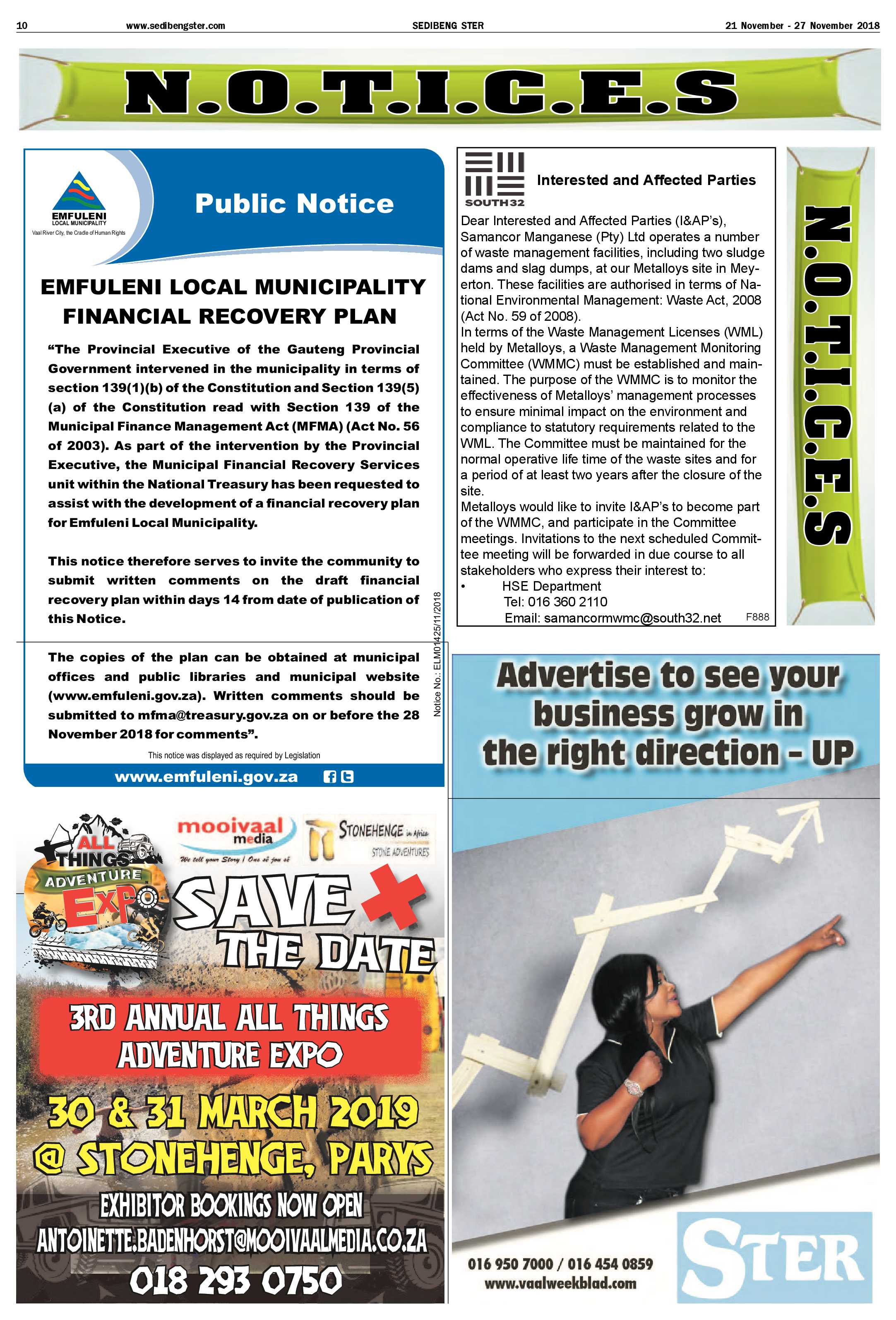 Sedibeng Ster 21 – 27 November 2018 page 10