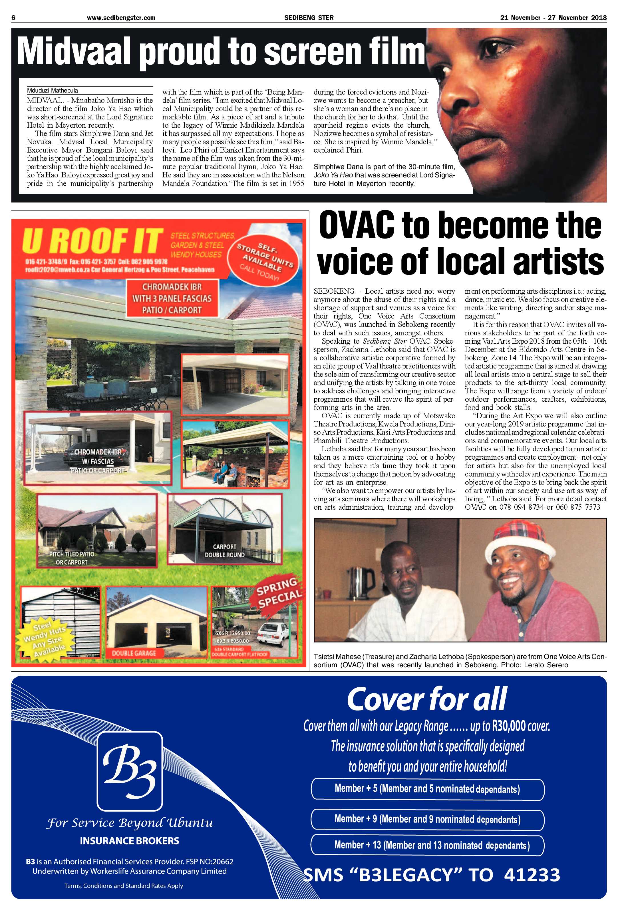 Sedibeng Ster 21 – 27 November 2018 page 6