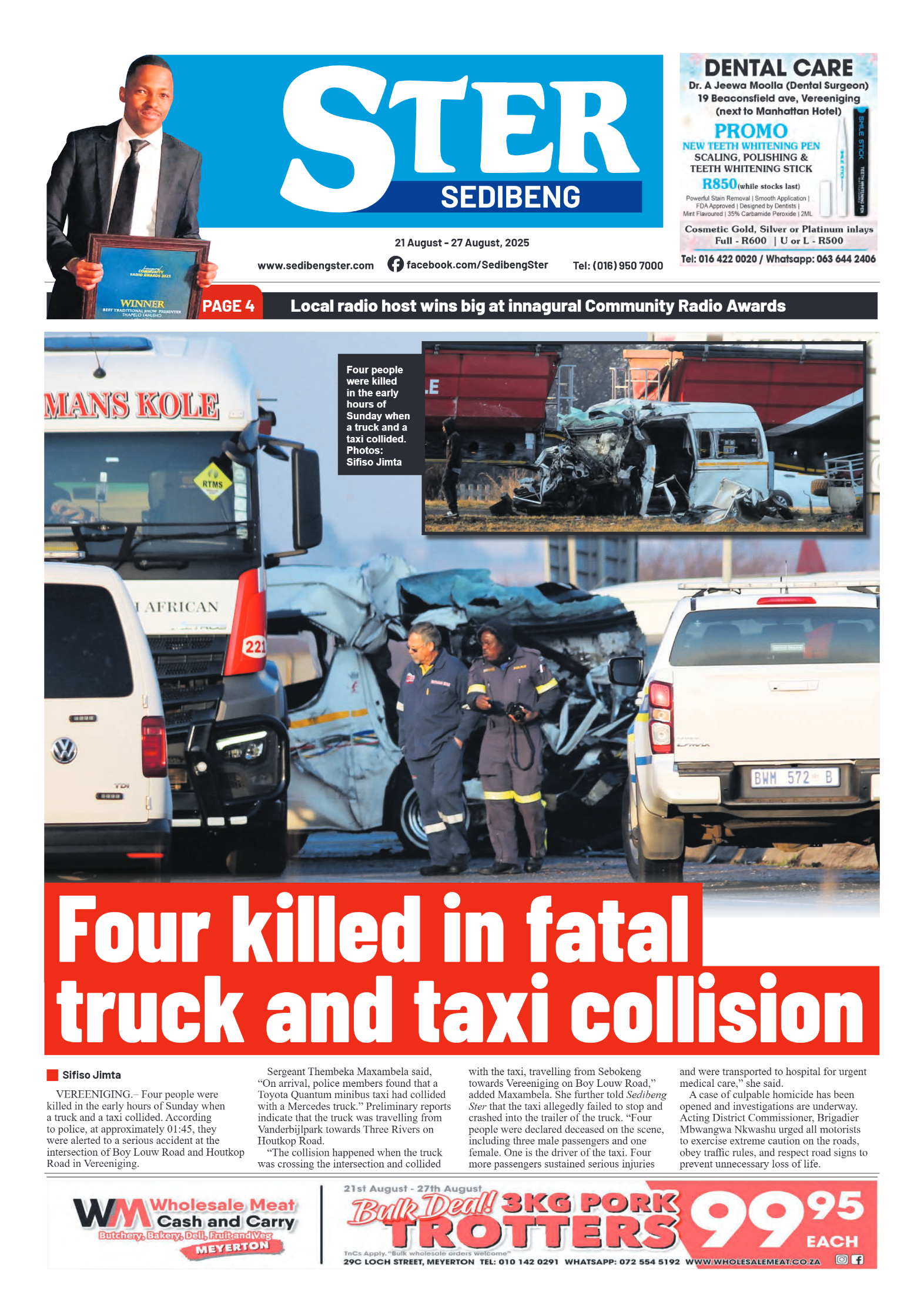 Sedibeng Ster 21 August – 27 August, 2025 page 1