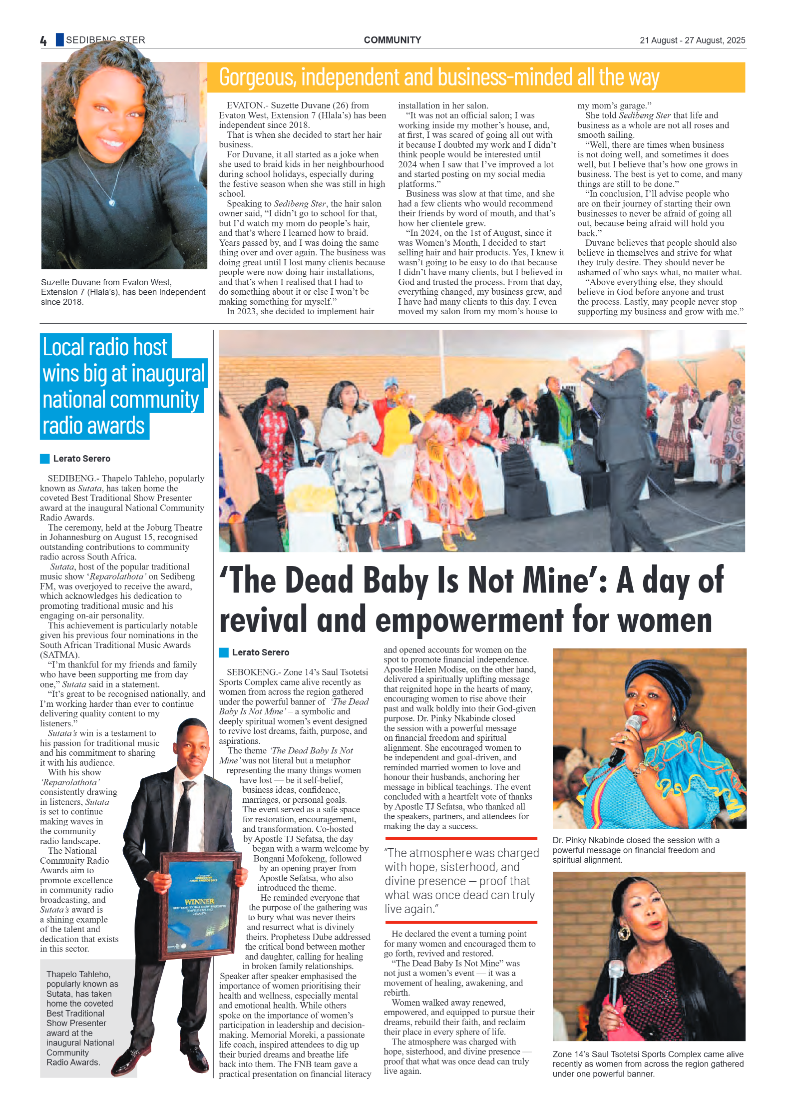 Sedibeng Ster 21 August – 27 August, 2025 page 4