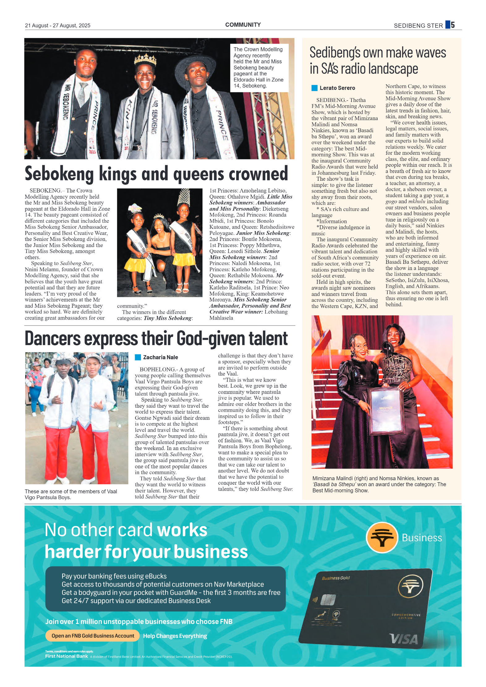 Sedibeng Ster 21 August – 27 August, 2025 page 5