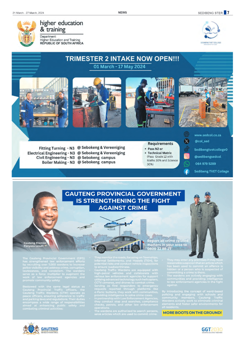 Sedibeng Ster 21 March – 27 March, 2024 page 7