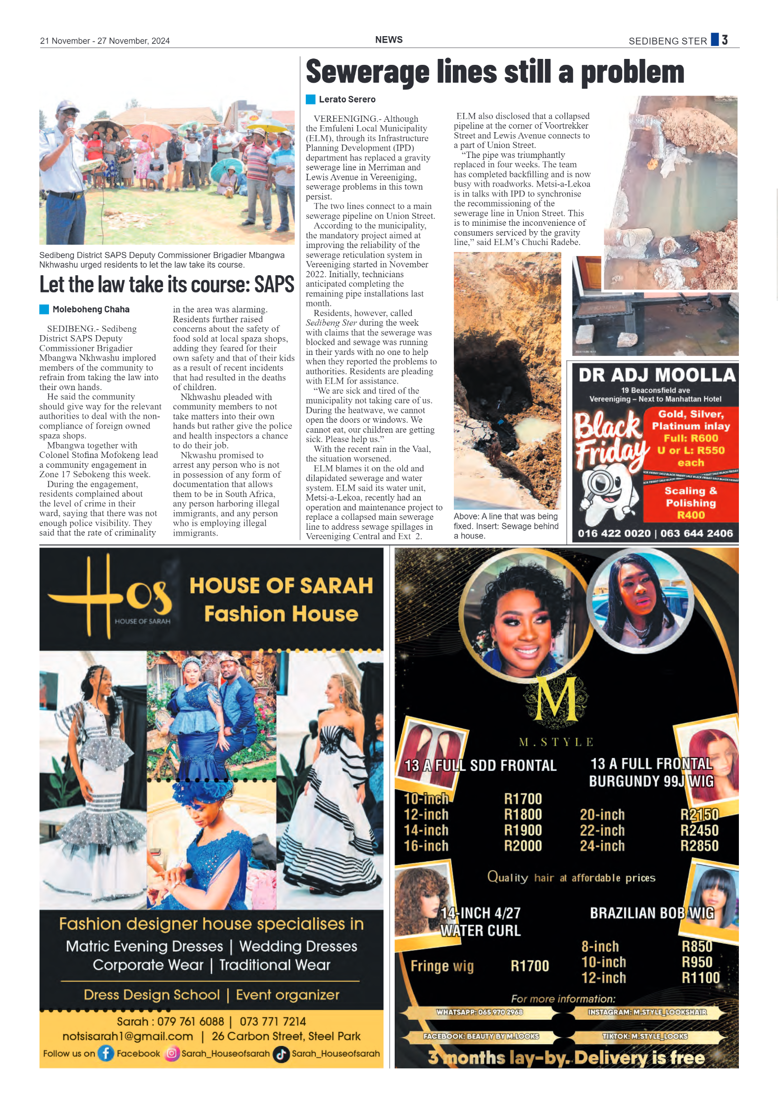 Sedibeng Ster 21 November – 27 November, 2024 page 3