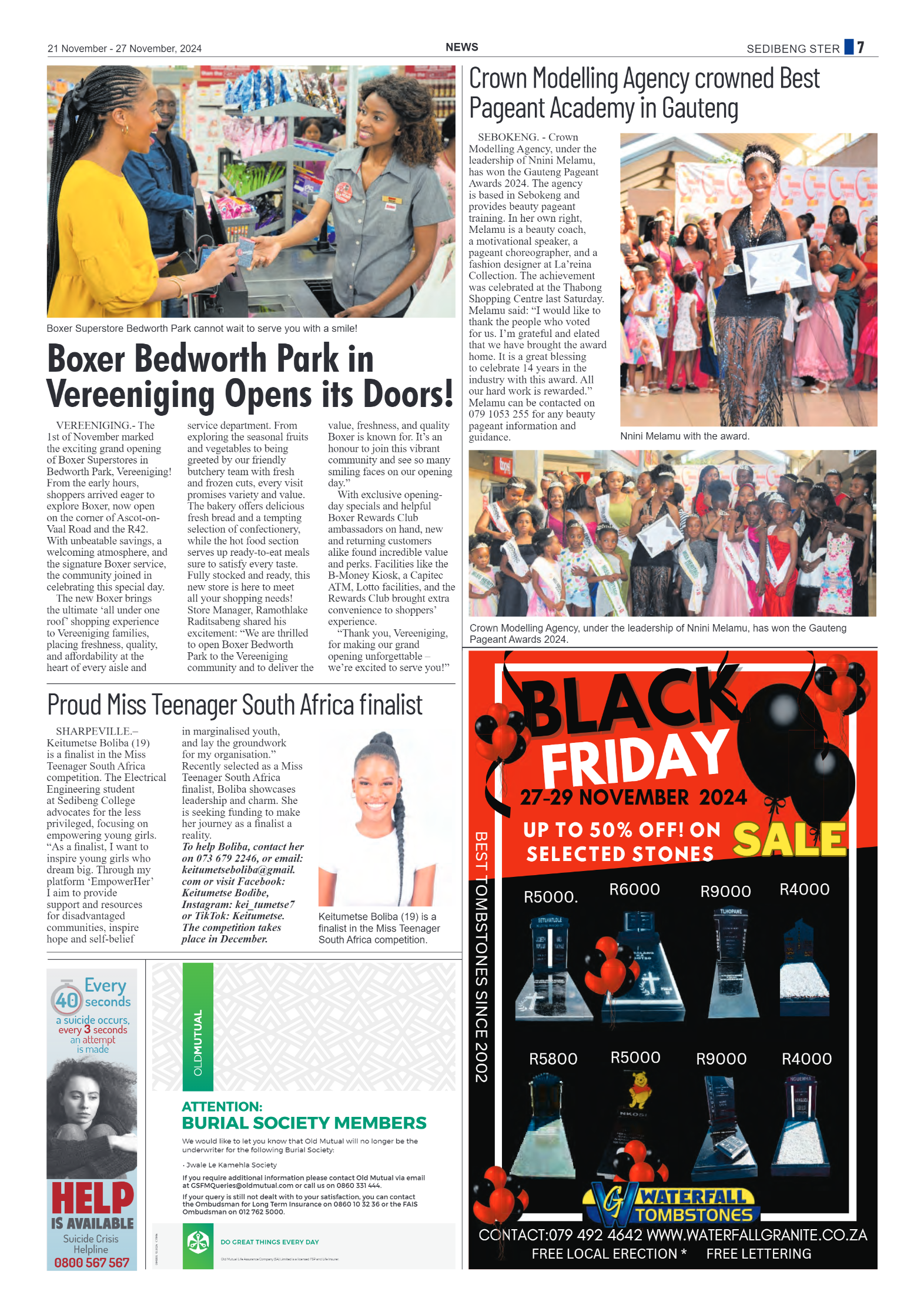 Sedibeng Ster 21 November – 27 November, 2024 page 7