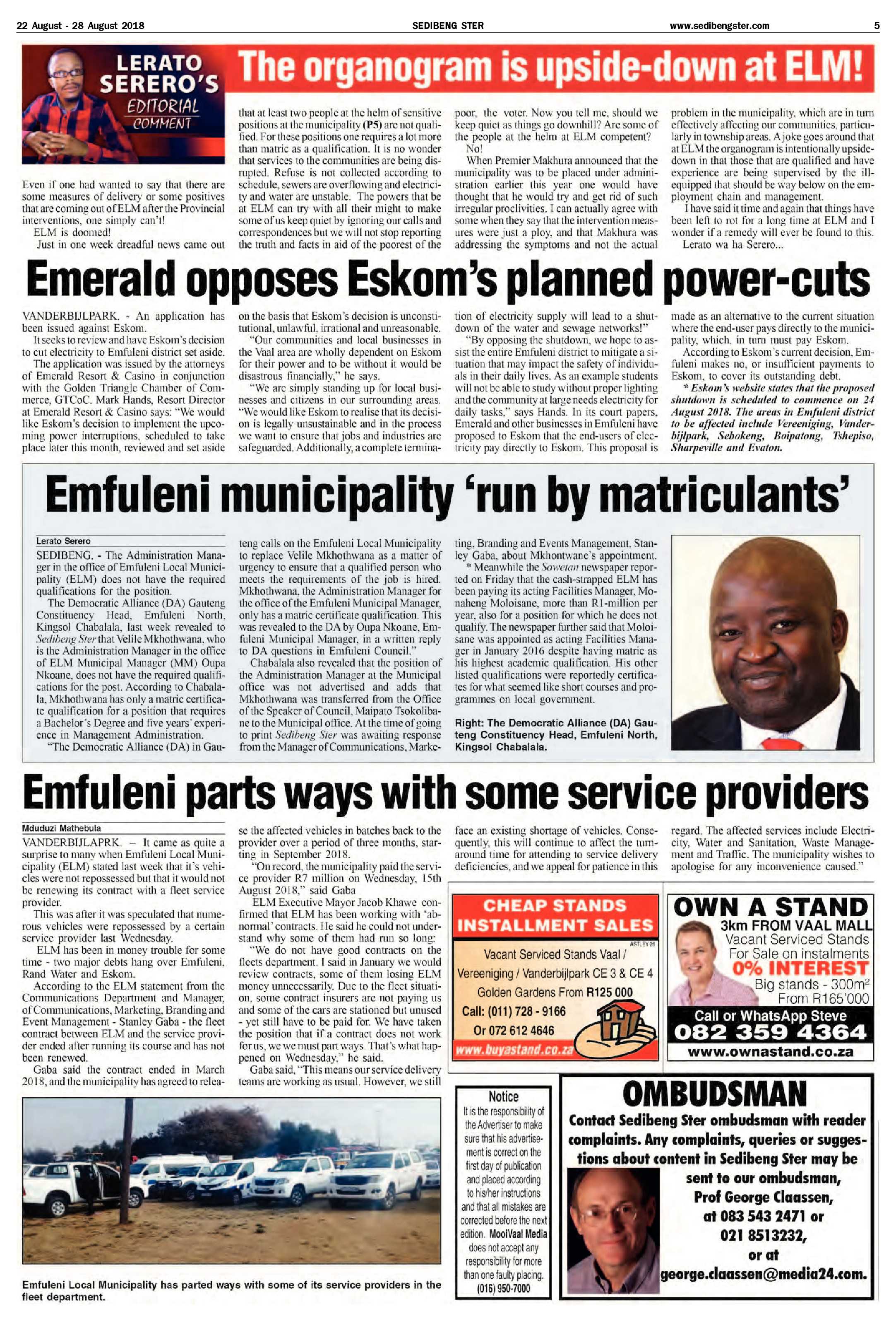 Sedibeng Ster 22 – 28 August 20-18 page 5