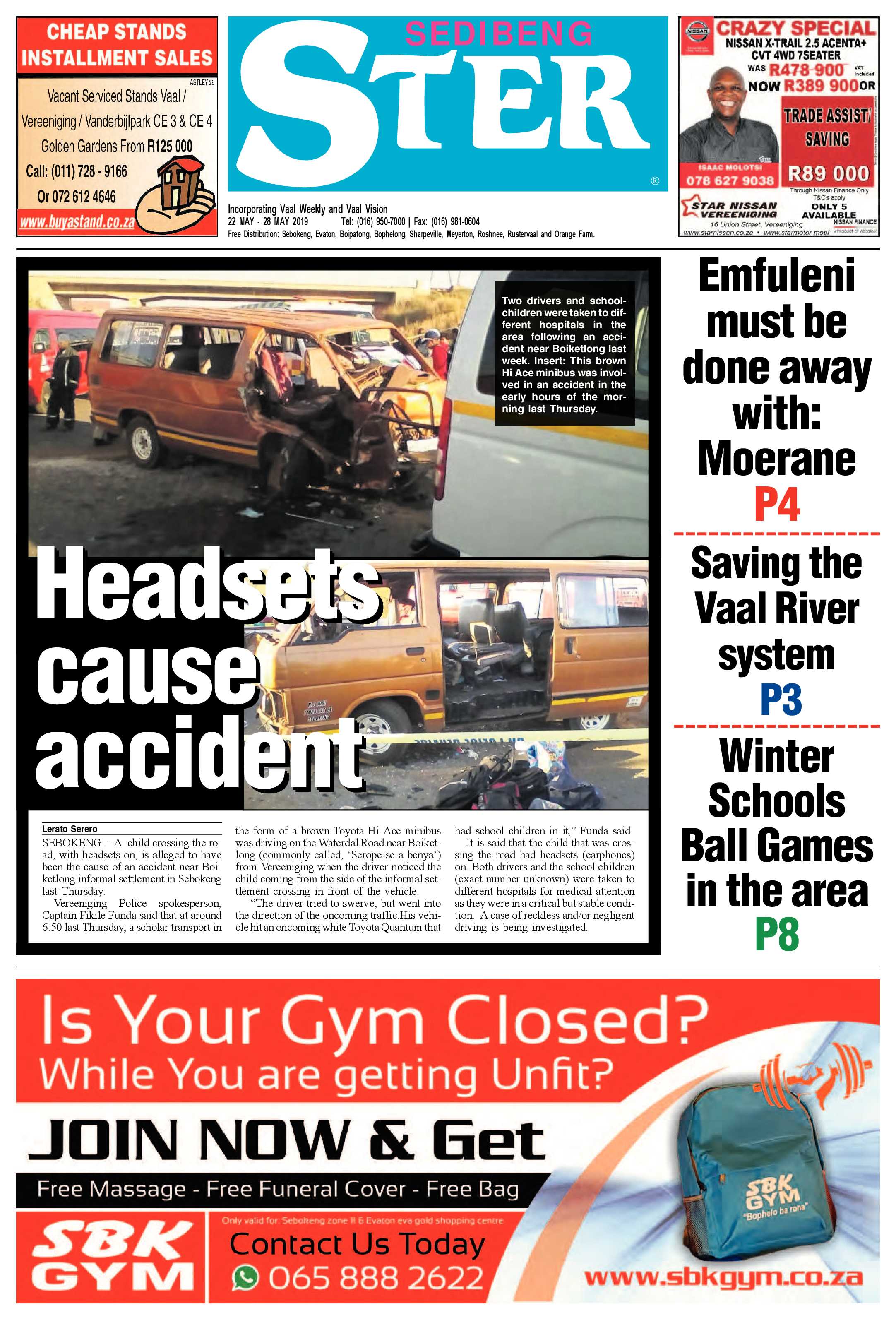 Sedibeng Ster 22 – 28 May 2019 page 1