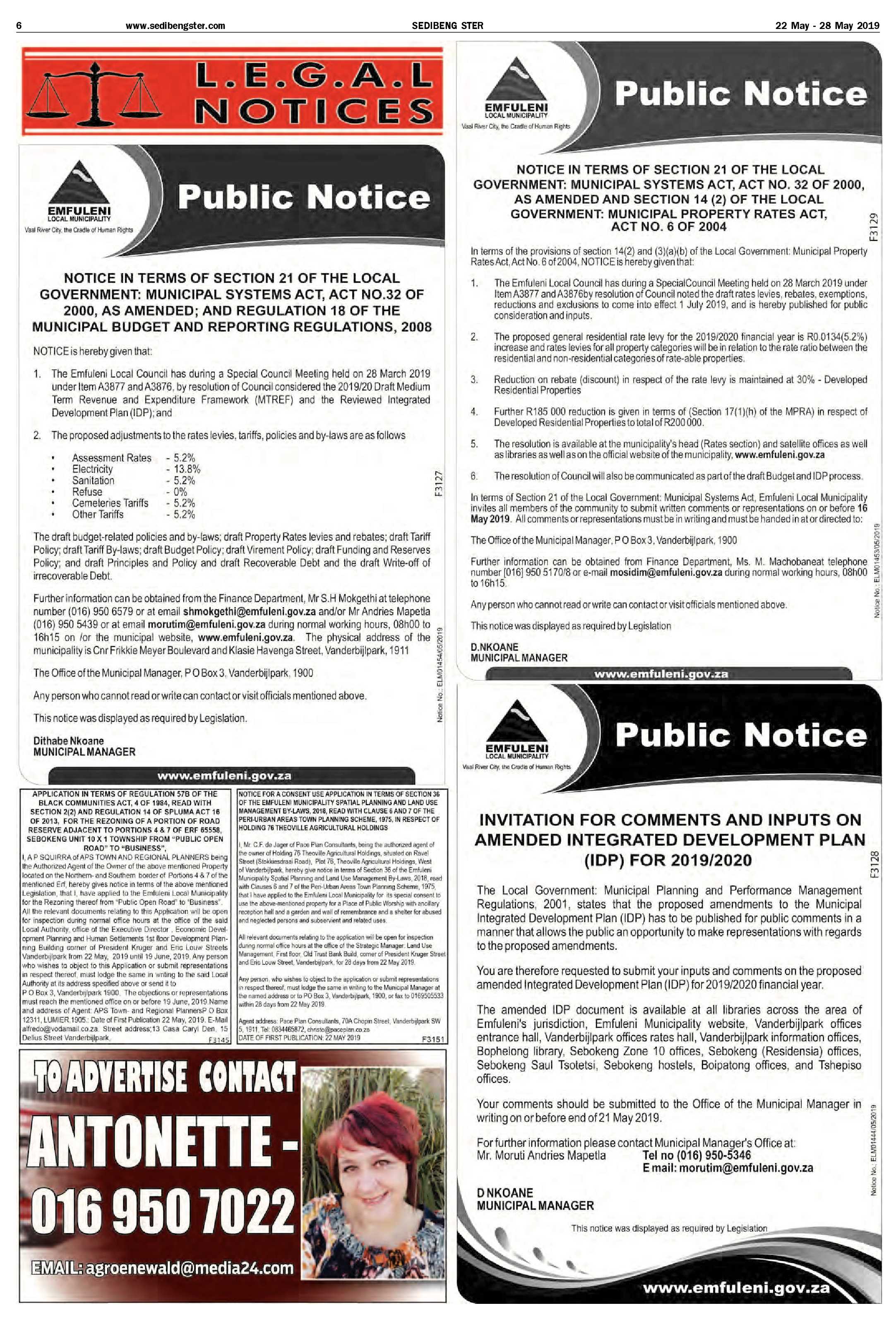 Sedibeng Ster 22 – 28 May 2019 page 6