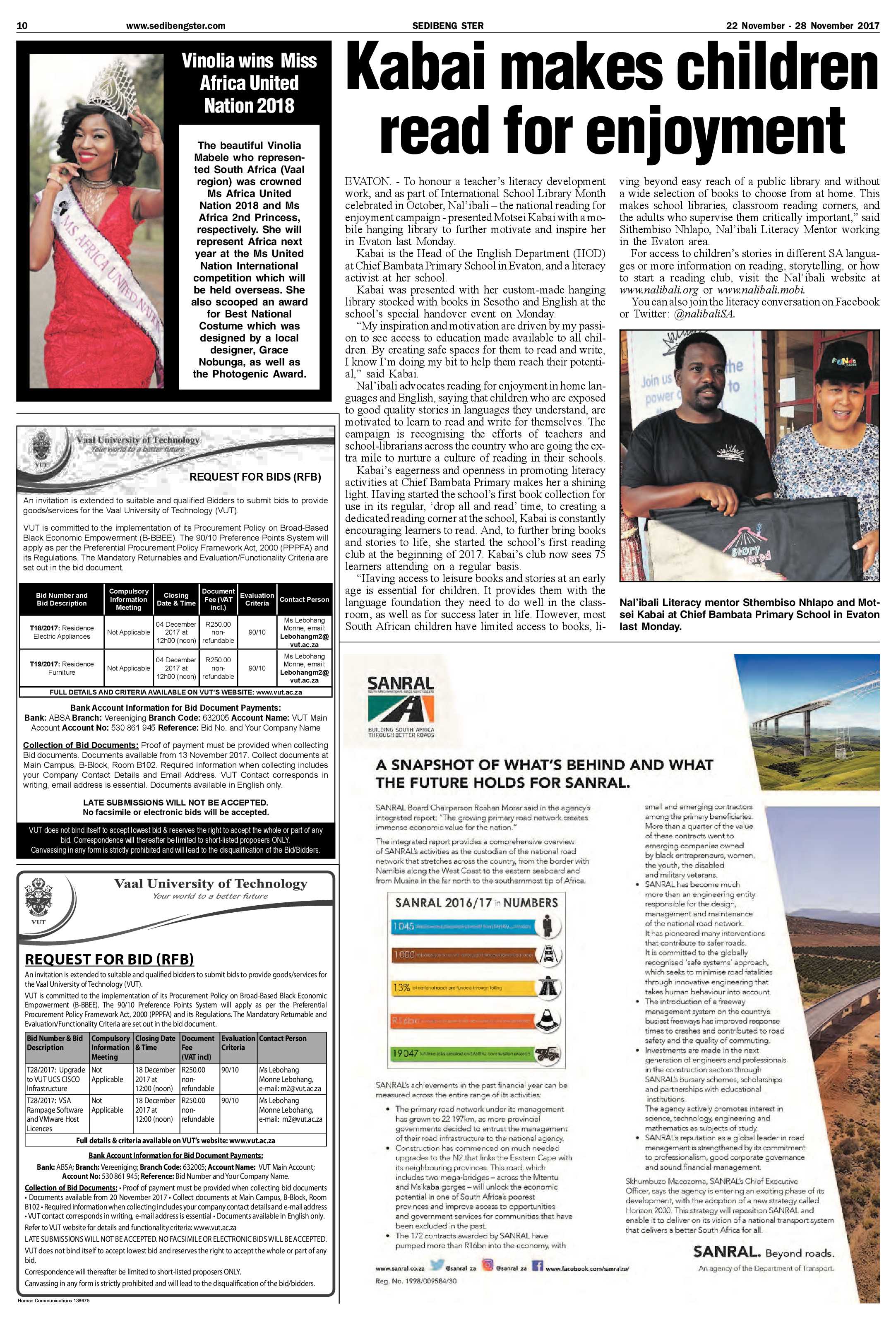 Sedibeng Ster 22 – 28 November 2017 page 10