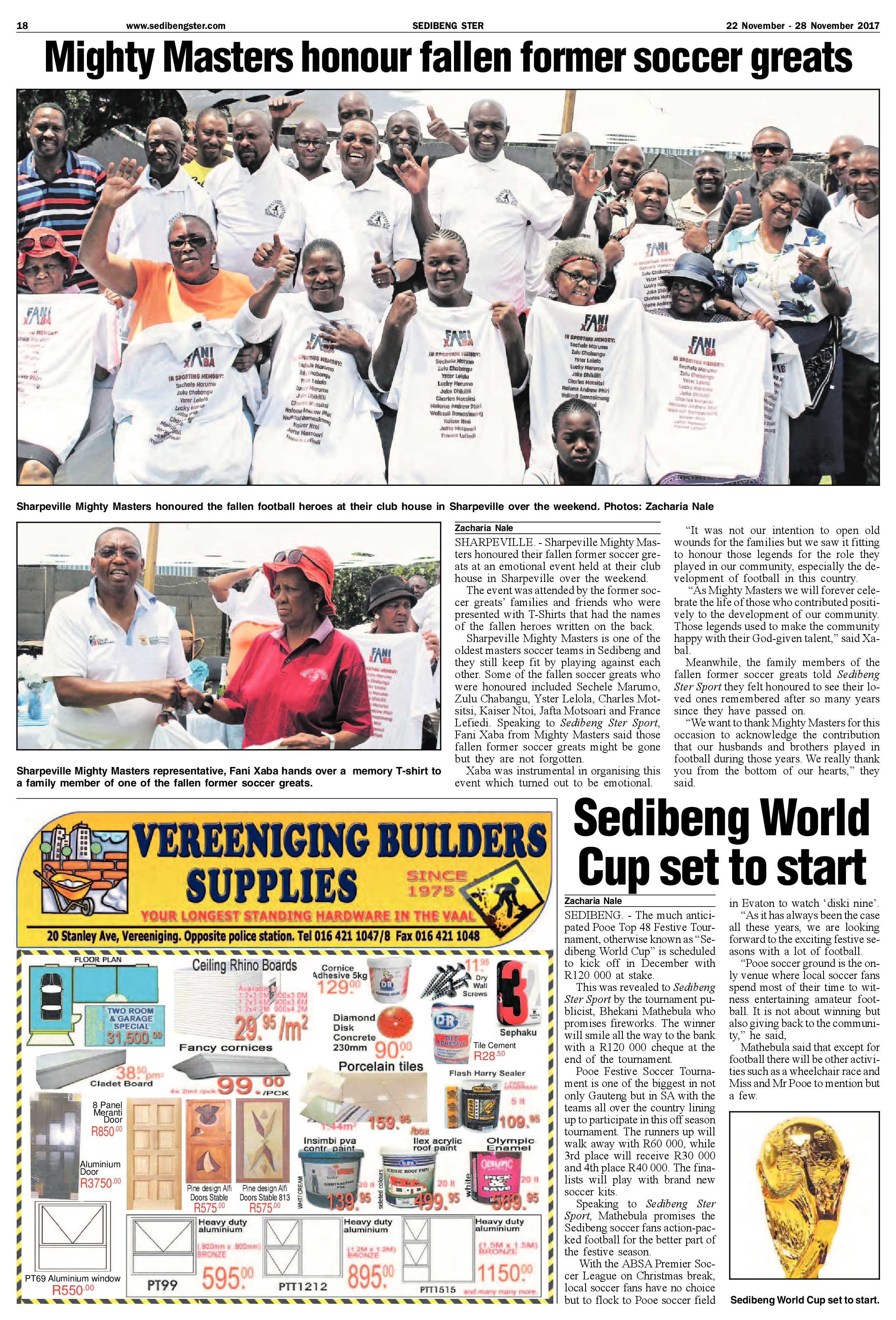 Sedibeng Ster 22 – 28 November 2017 page 18