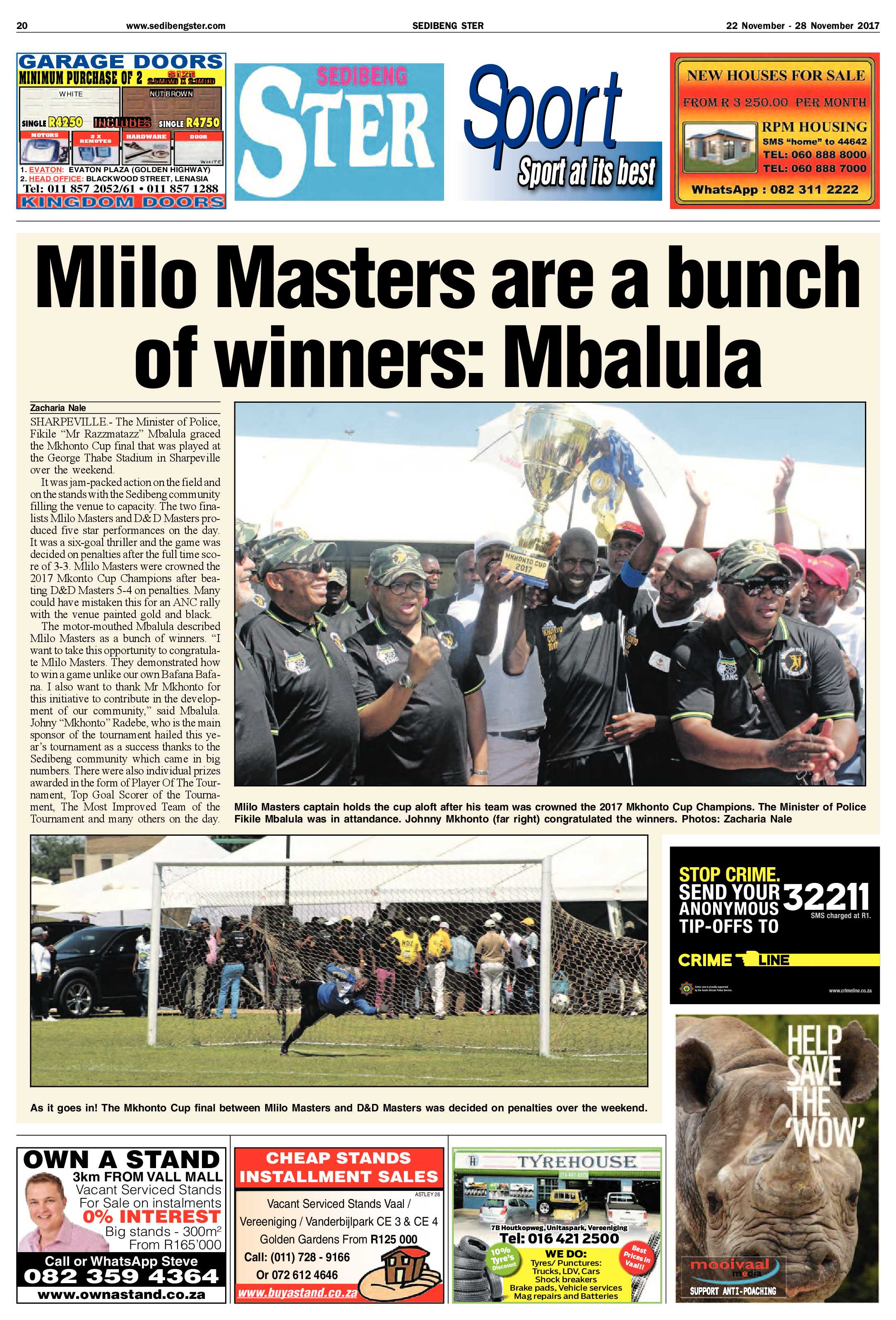 Sedibeng Ster 22 – 28 November 2017 page 20