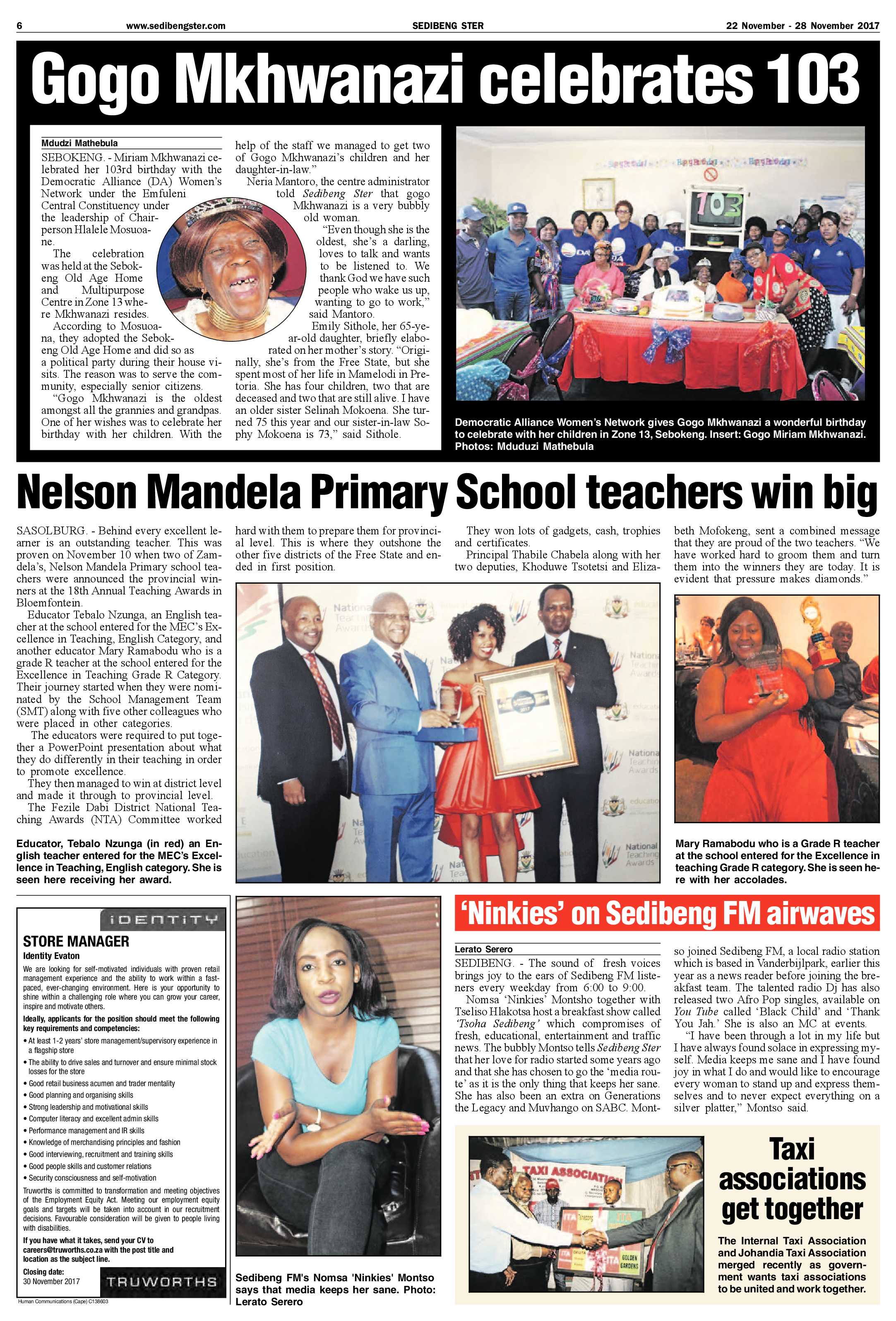 Sedibeng Ster 22 – 28 November 2017 page 6
