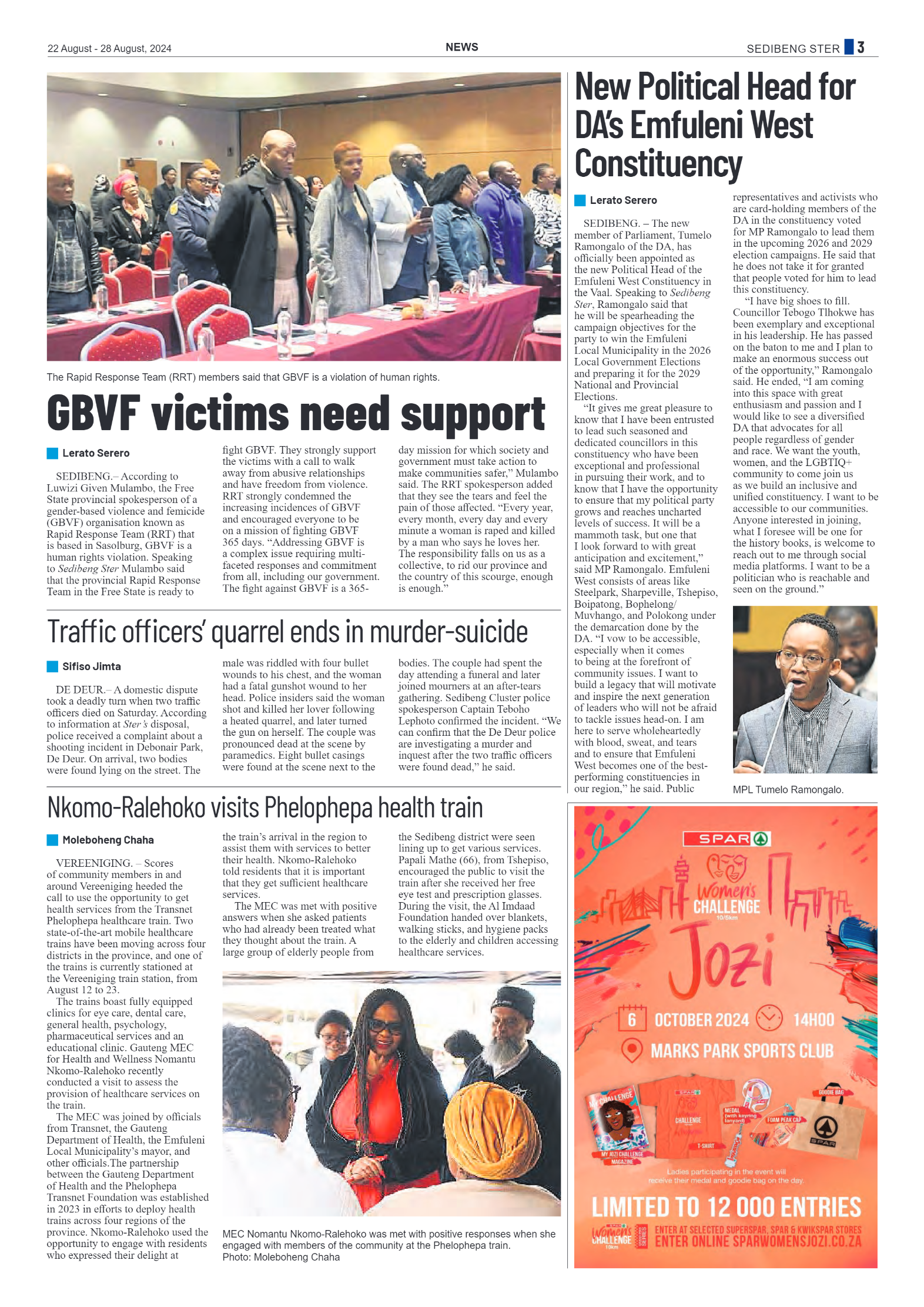 Sedibeng Ster 22 August – 28 August, 2024 page 3