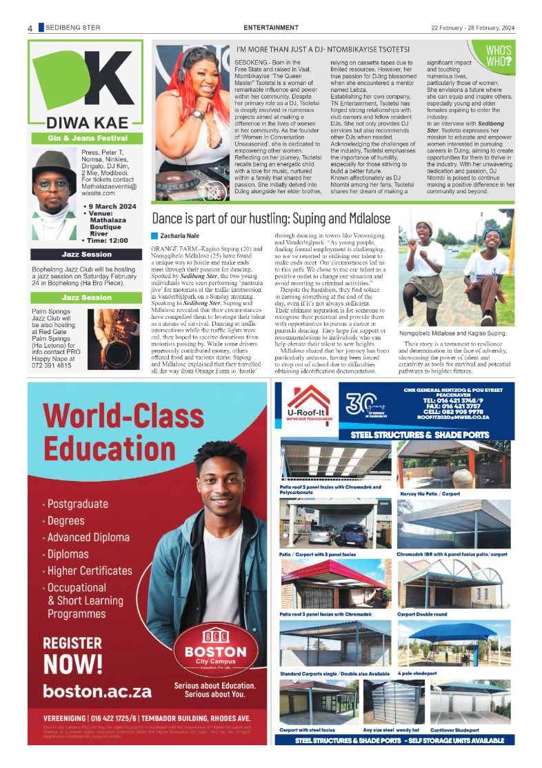 Sedibeng Ster 22 February – 28 February, 2024 page 4