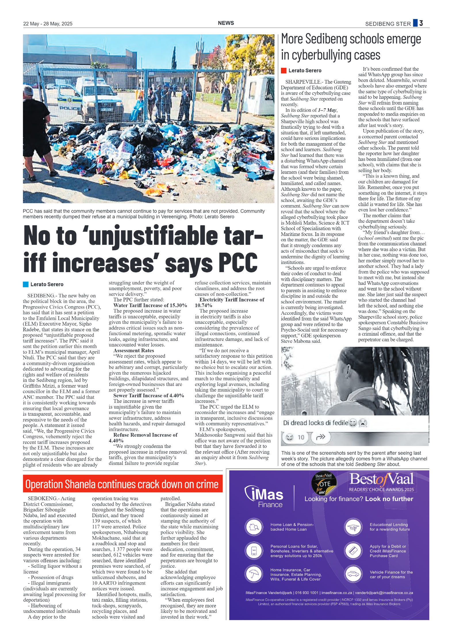 Sedibeng Ster 22 May – 28 May, 2025 page 3