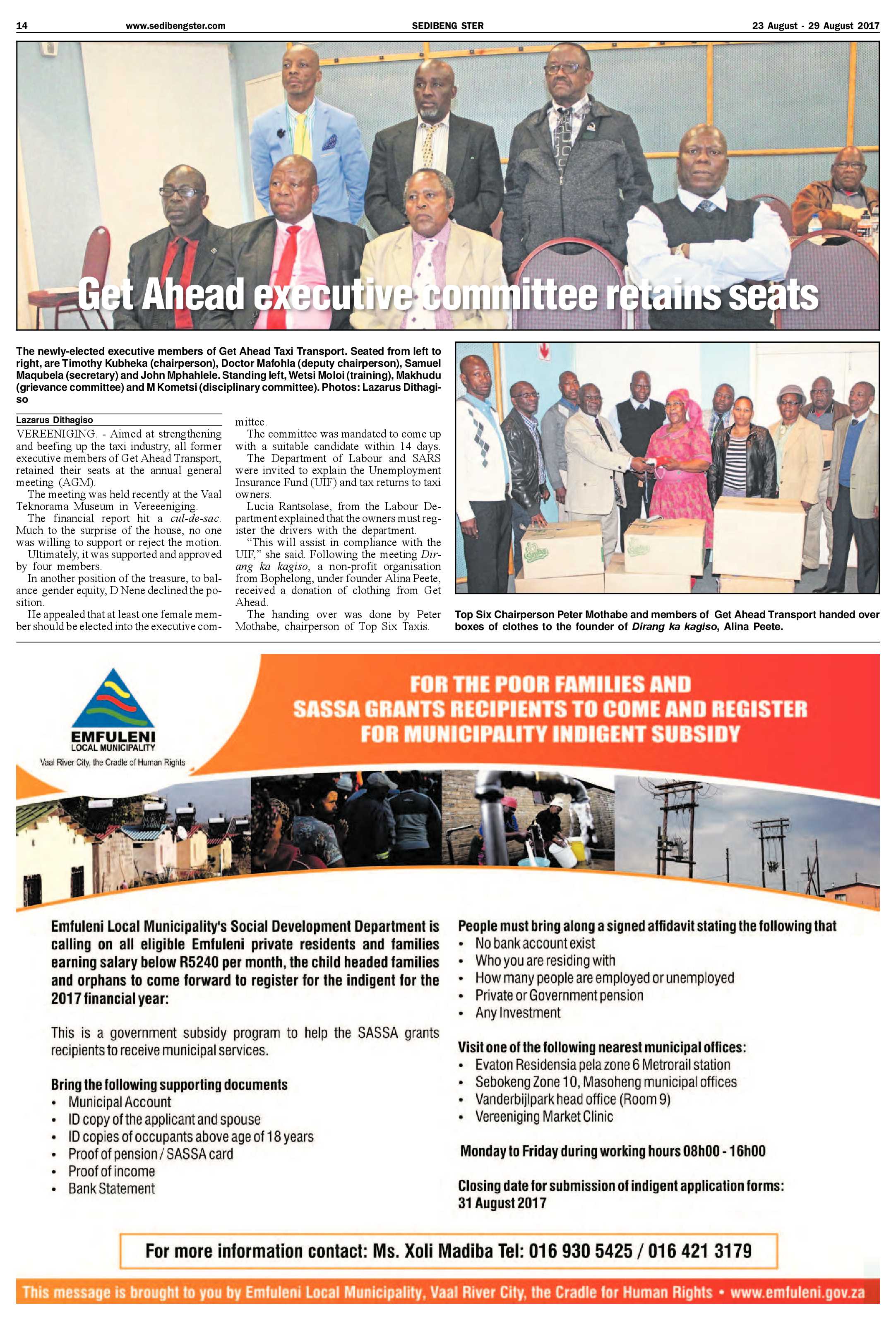 Sedibeng Ster 23 – 28 August 2017 page 14