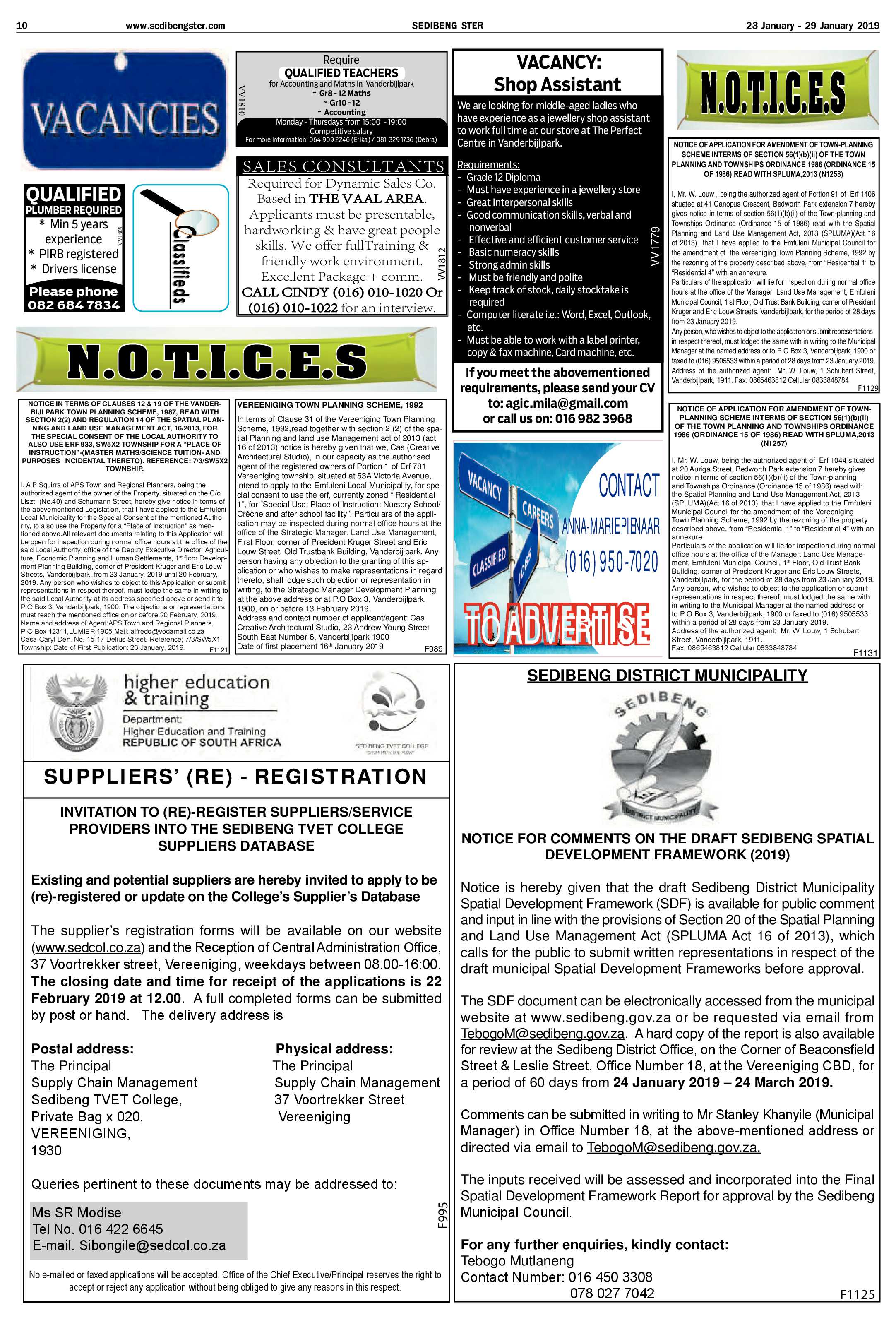 Sedibeng Ster 23 – 29 January 2019 page 10