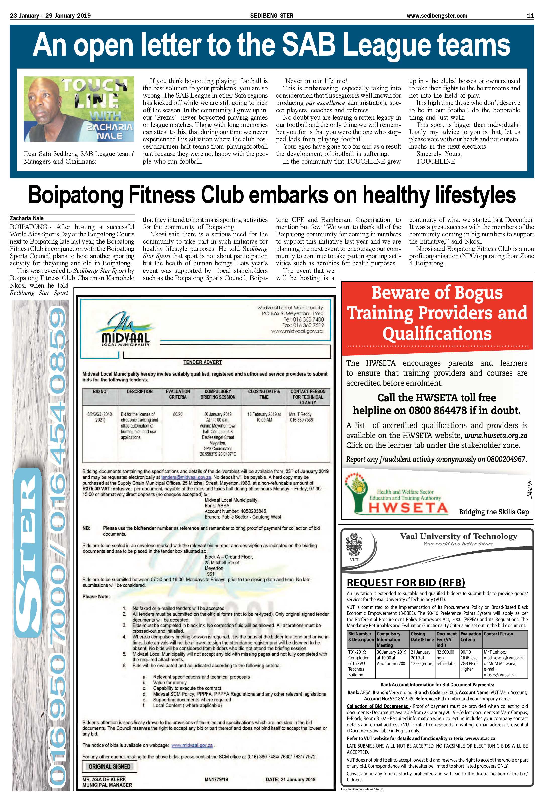 Sedibeng Ster 23 – 29 January 2019 page 11