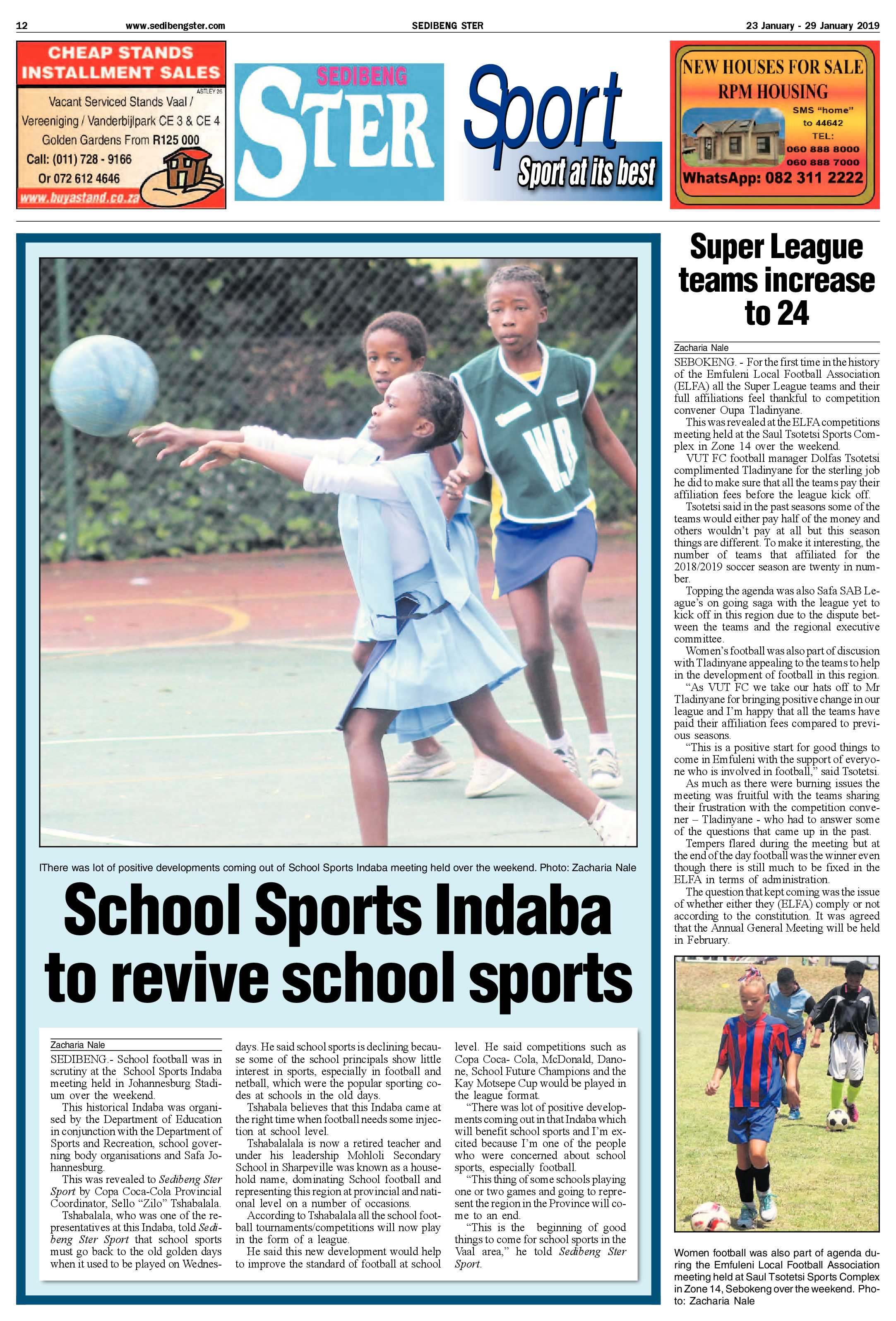 Sedibeng Ster 23 – 29 January 2019 page 12