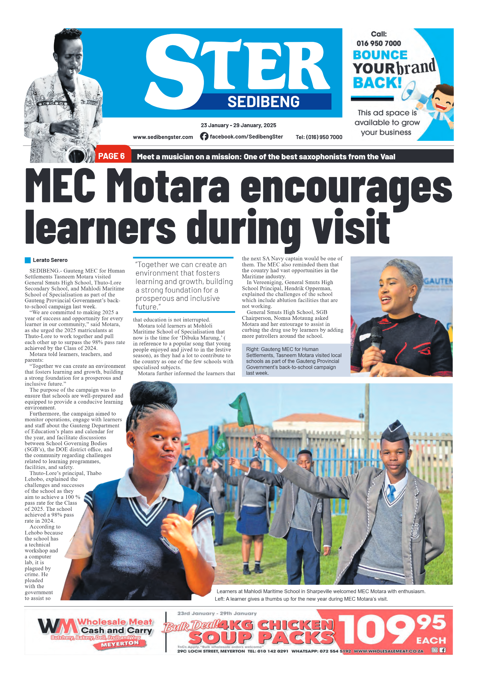 Sedibeng Ster 23 January – 29 January, 2025 page 1
