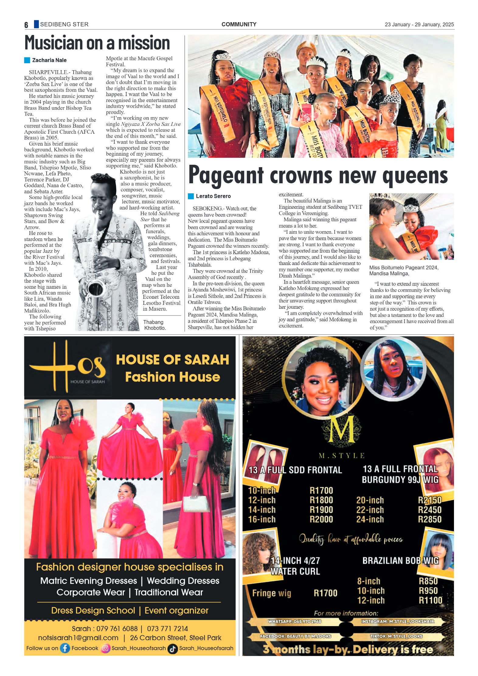 Sedibeng Ster 23 January – 29 January, 2025 page 6