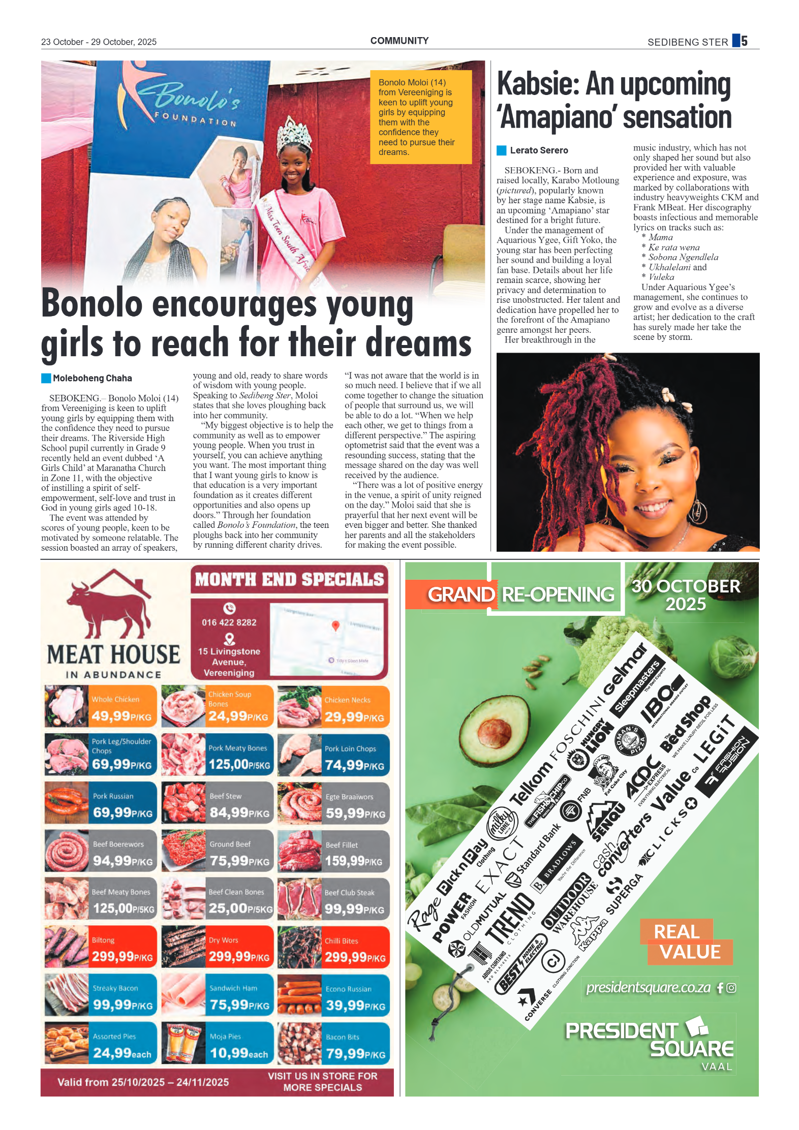 Sedibeng Ster 23 October – 29 October, 2025 page 5