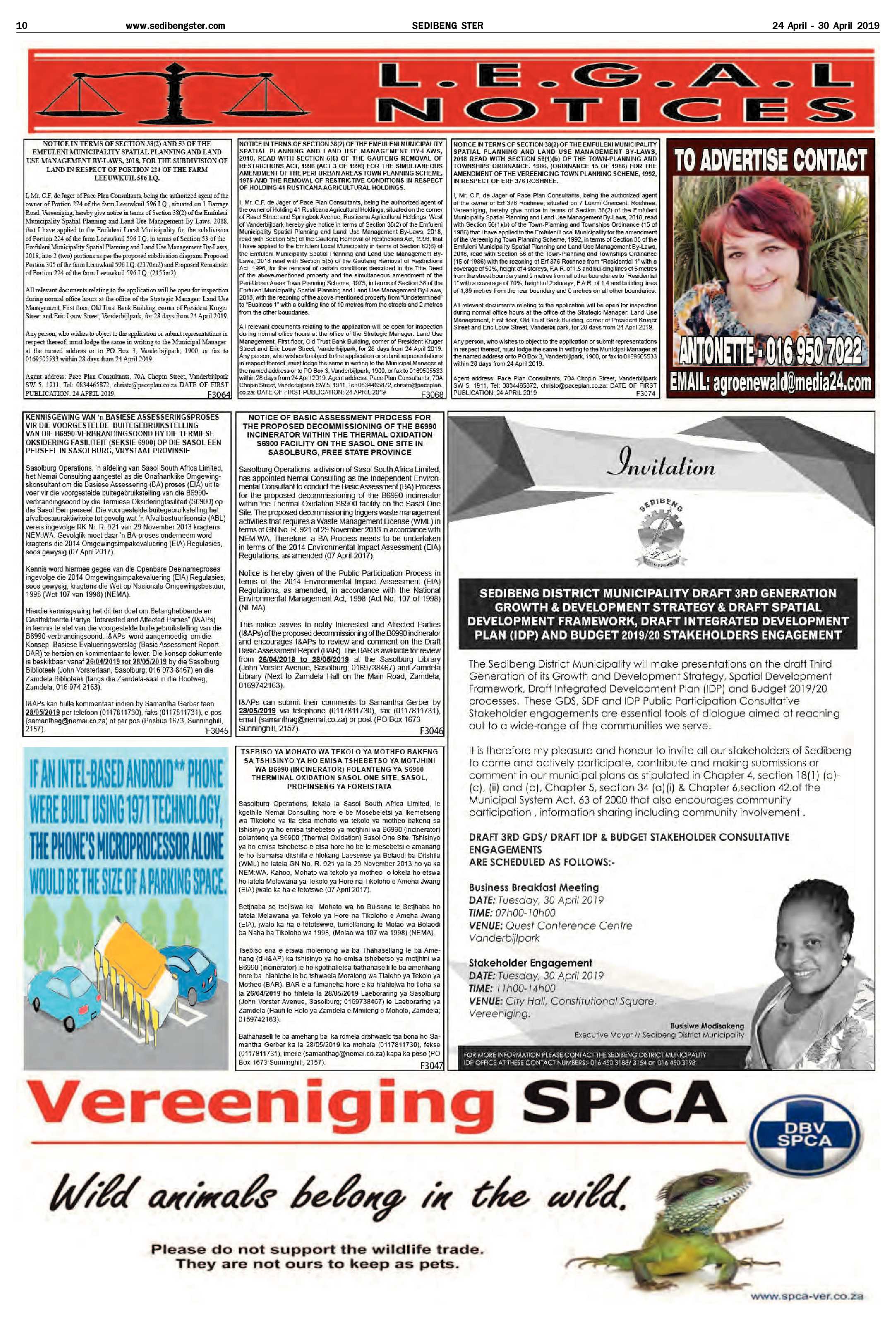 Sedibeng Ster 24 – 30 April 2019 page 10