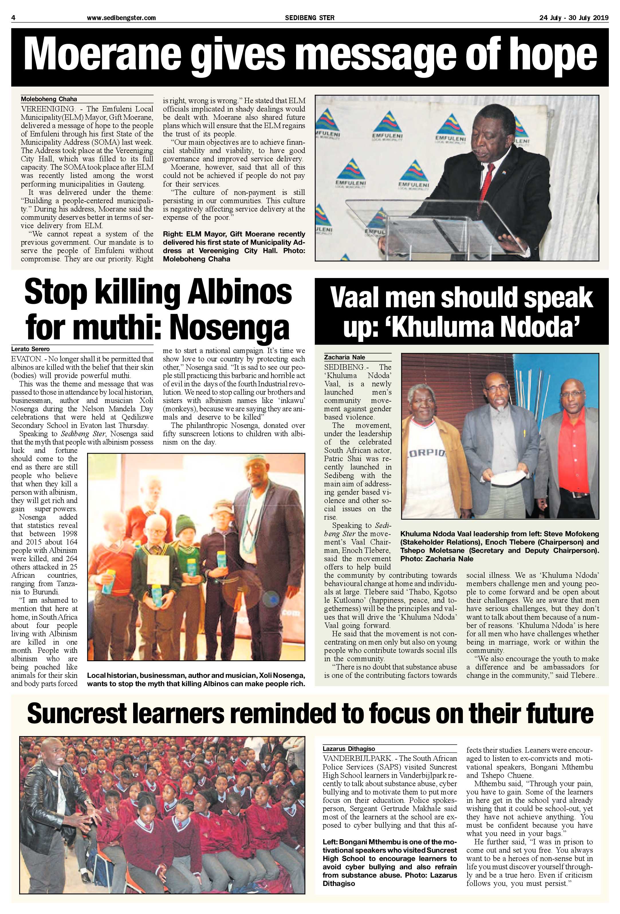 Sedibeng Ster 24 – 30 July 2019 page 4