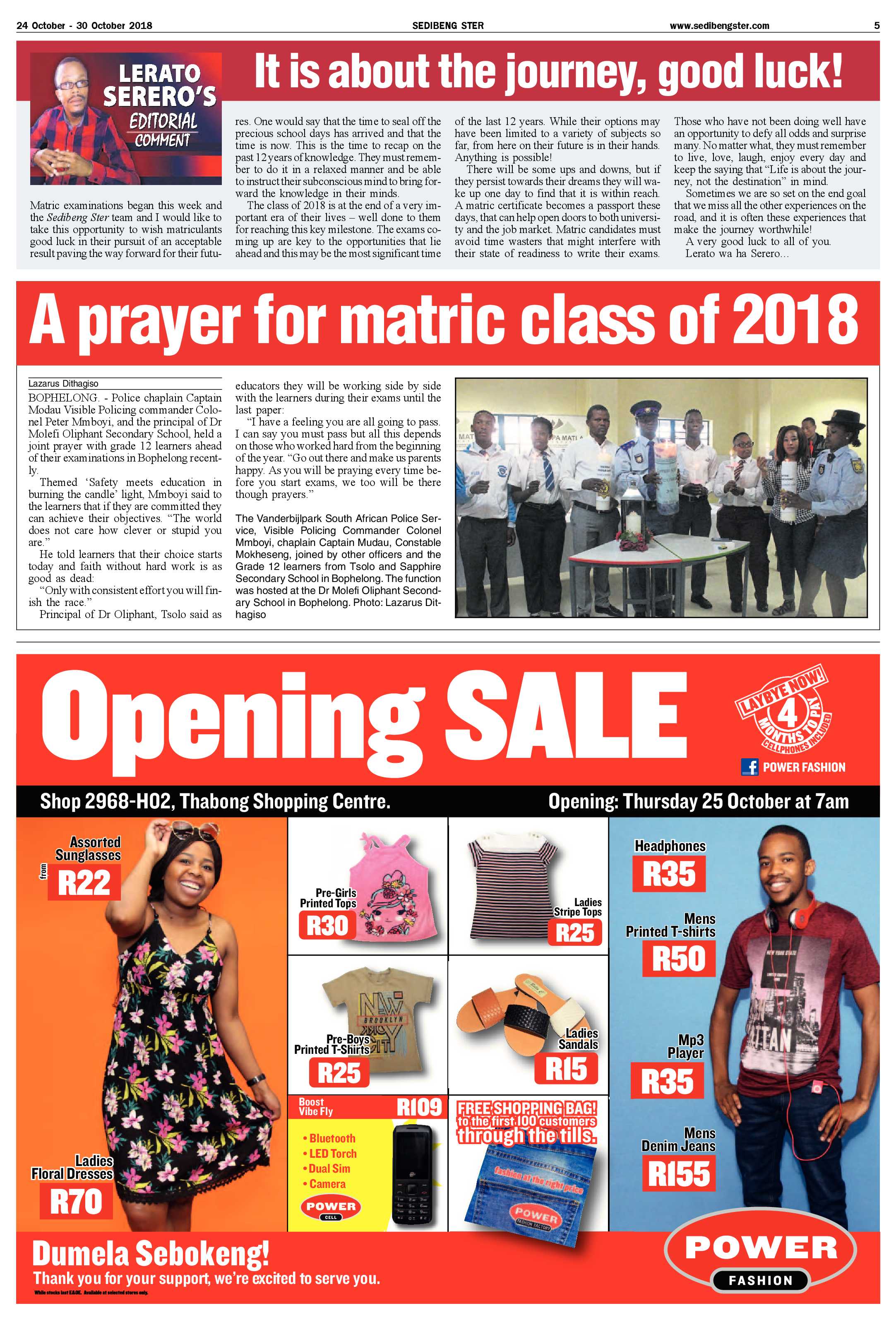 Sedibeng Ster 24 – 30 October 2018 page 5