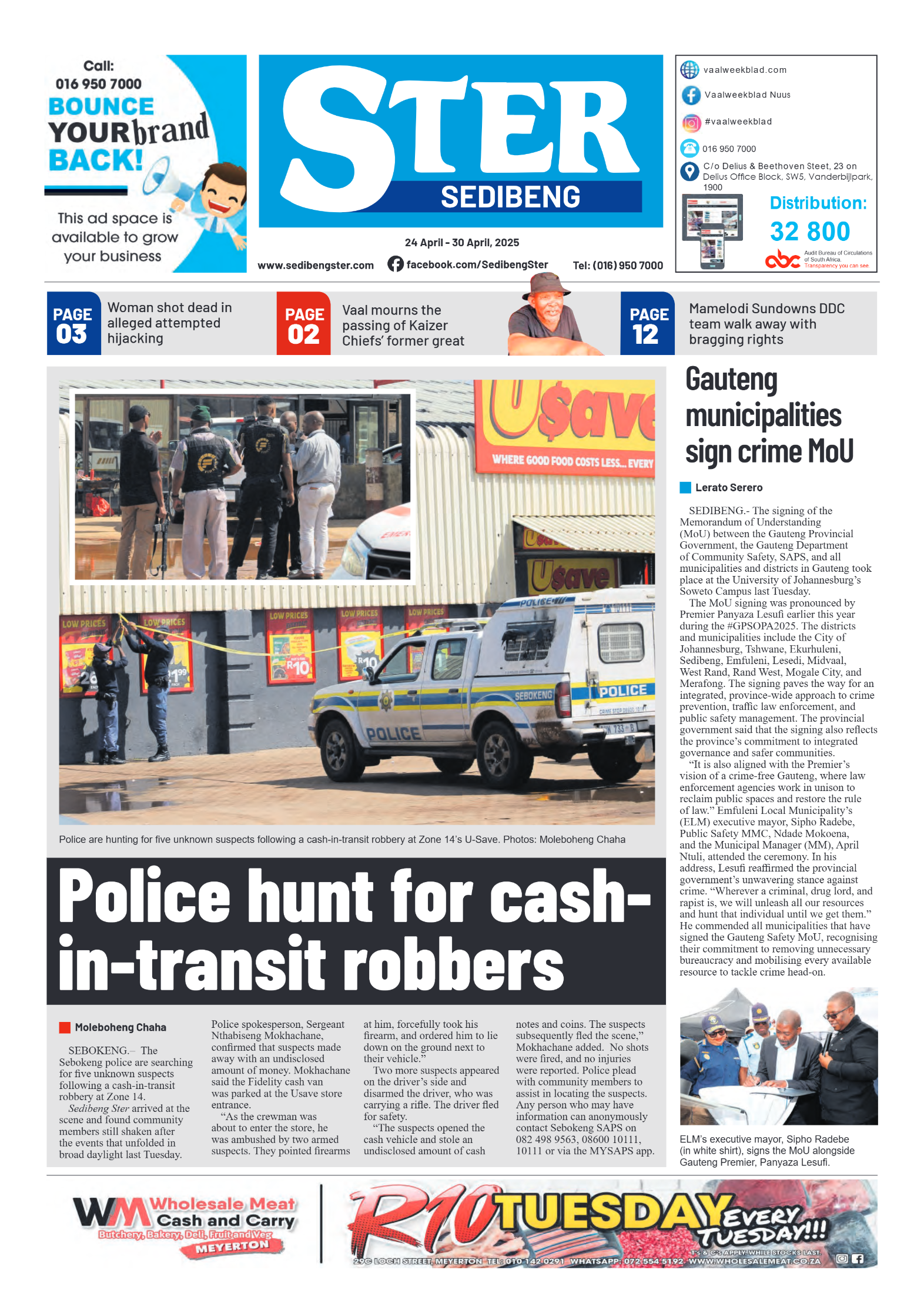Sedibeng Ster 24 April – 30 April, 2025 page 1