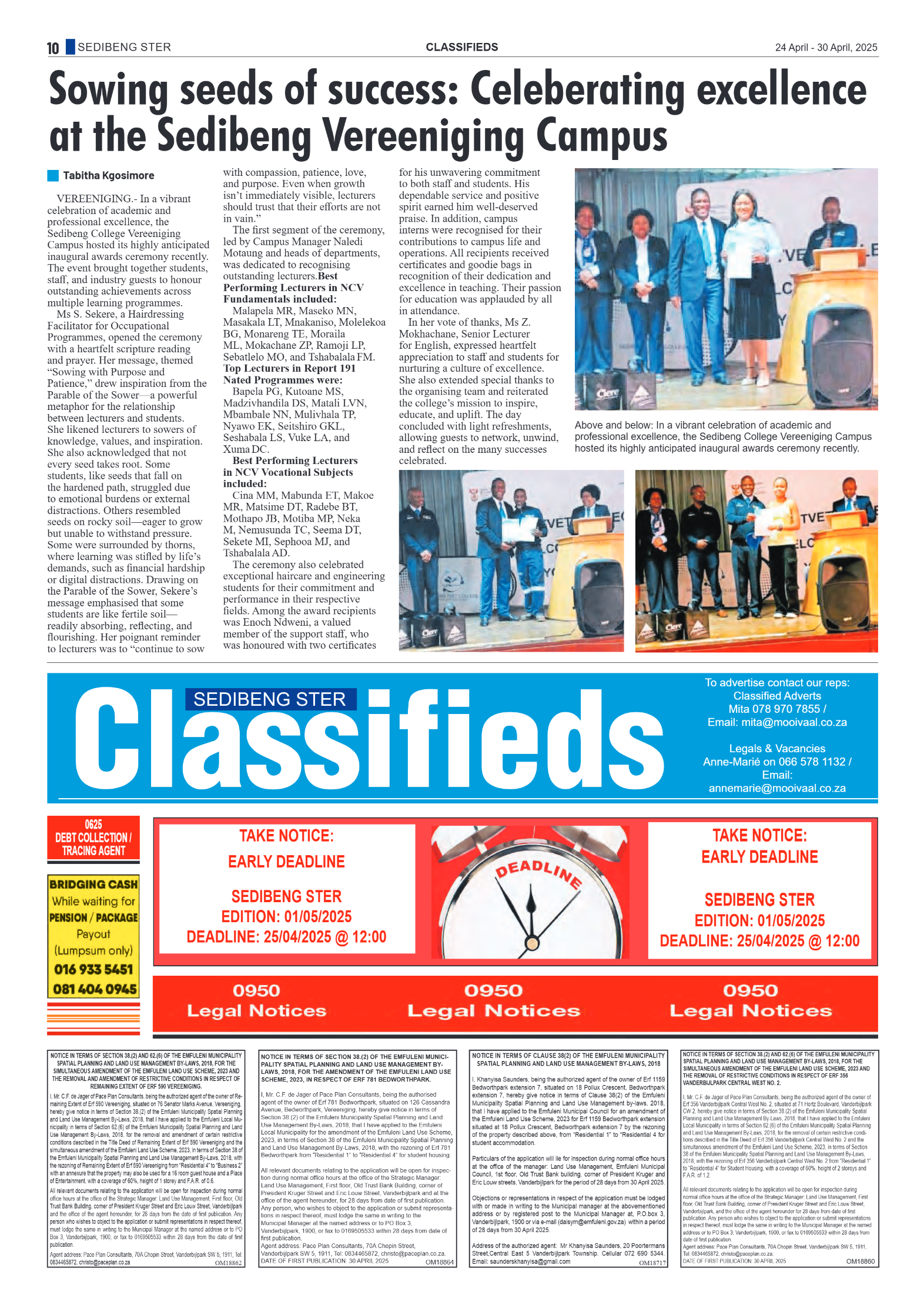 Sedibeng Ster 24 April – 30 April, 2025 page 10