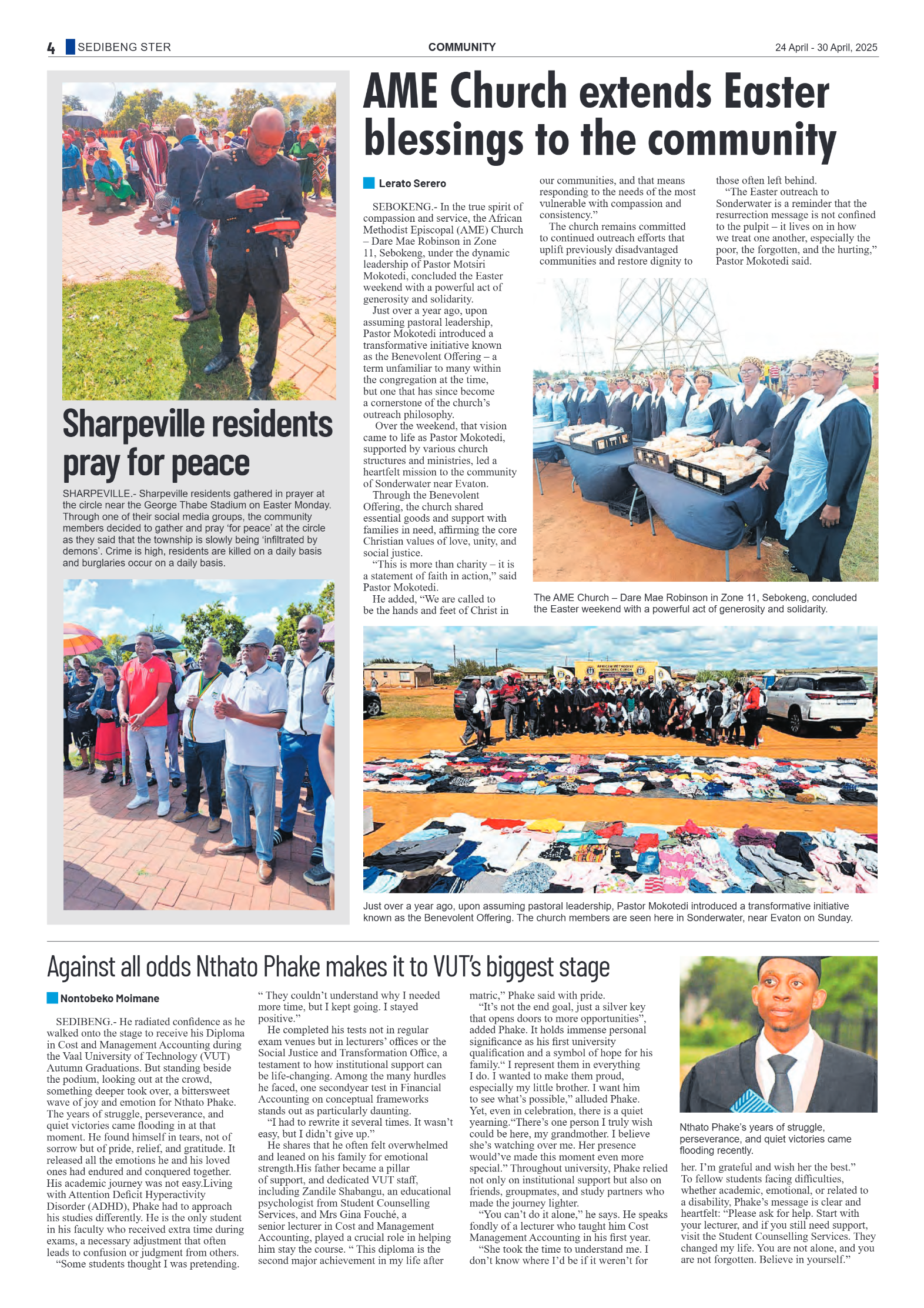 Sedibeng Ster 24 April – 30 April, 2025 page 4