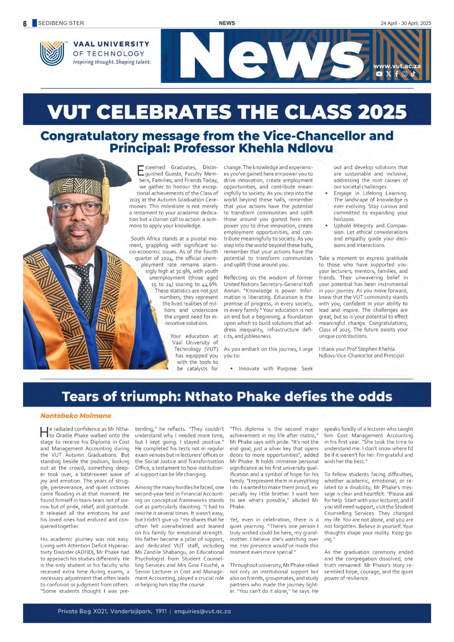 Sedibeng Ster 24 April – 30 April, 2025 page 6