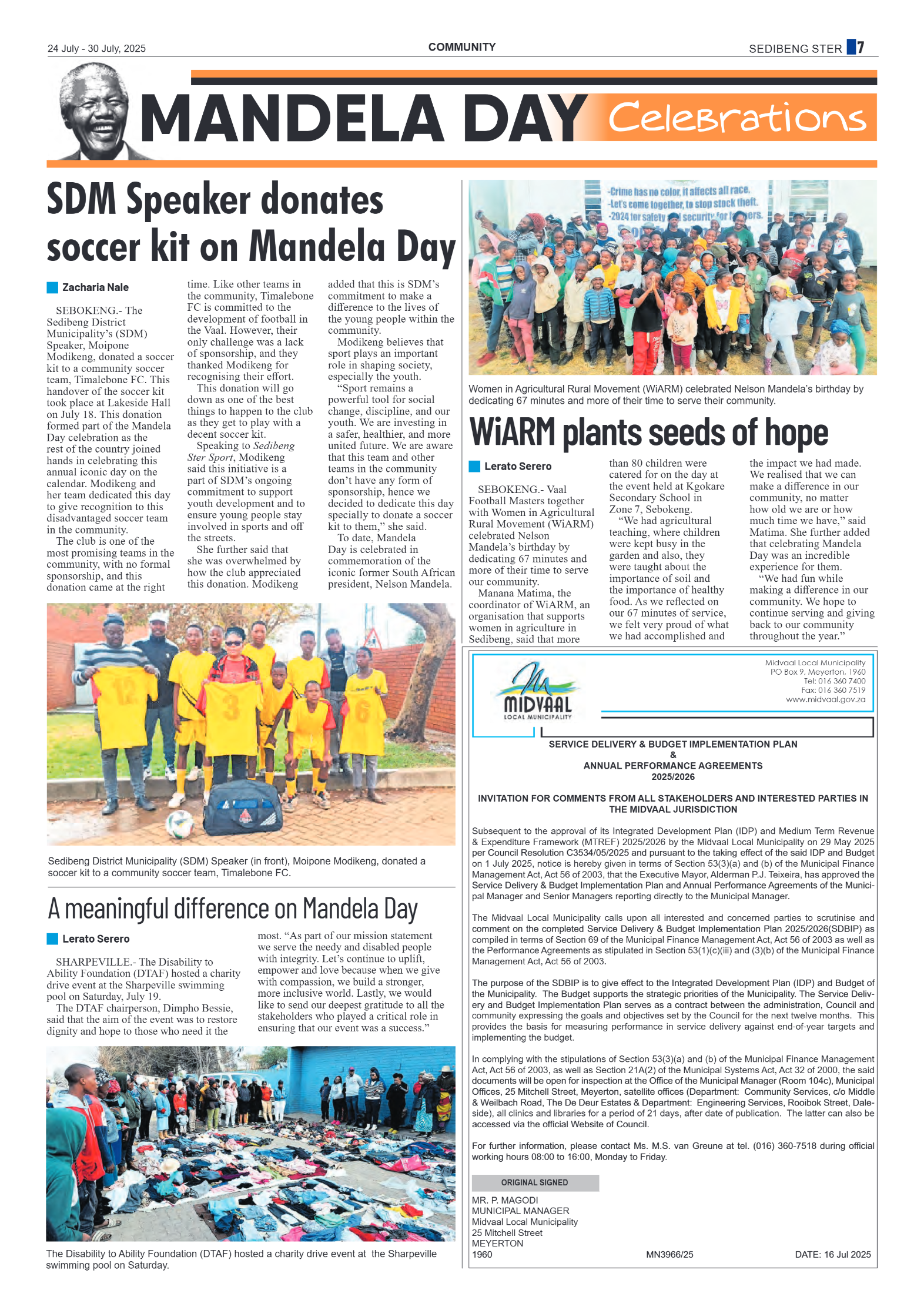 Sedibeng Ster 24 July – 30 July, 2025 page 7