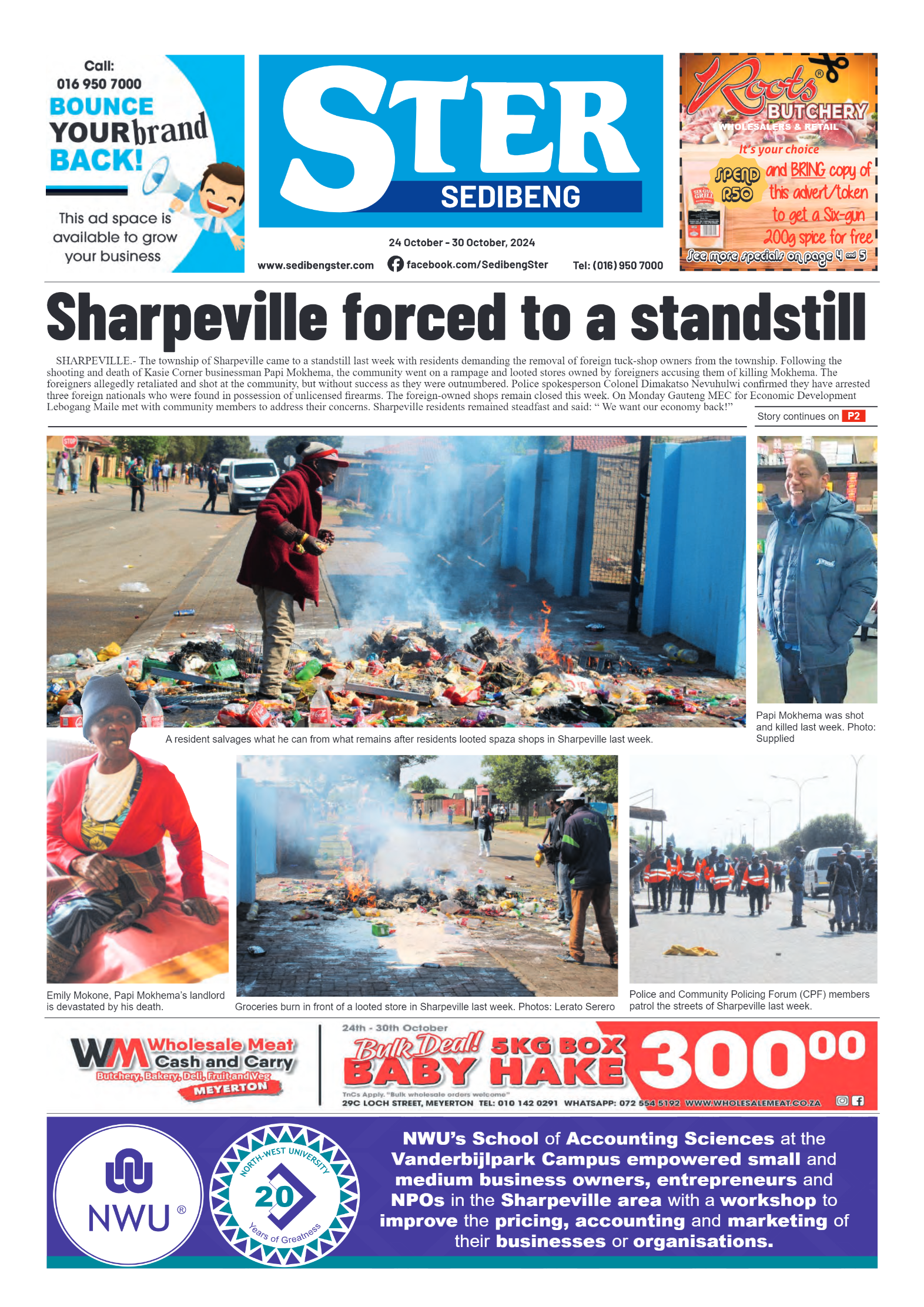 Sedibeng Ster 24 October – 30 October, 2024 page 1